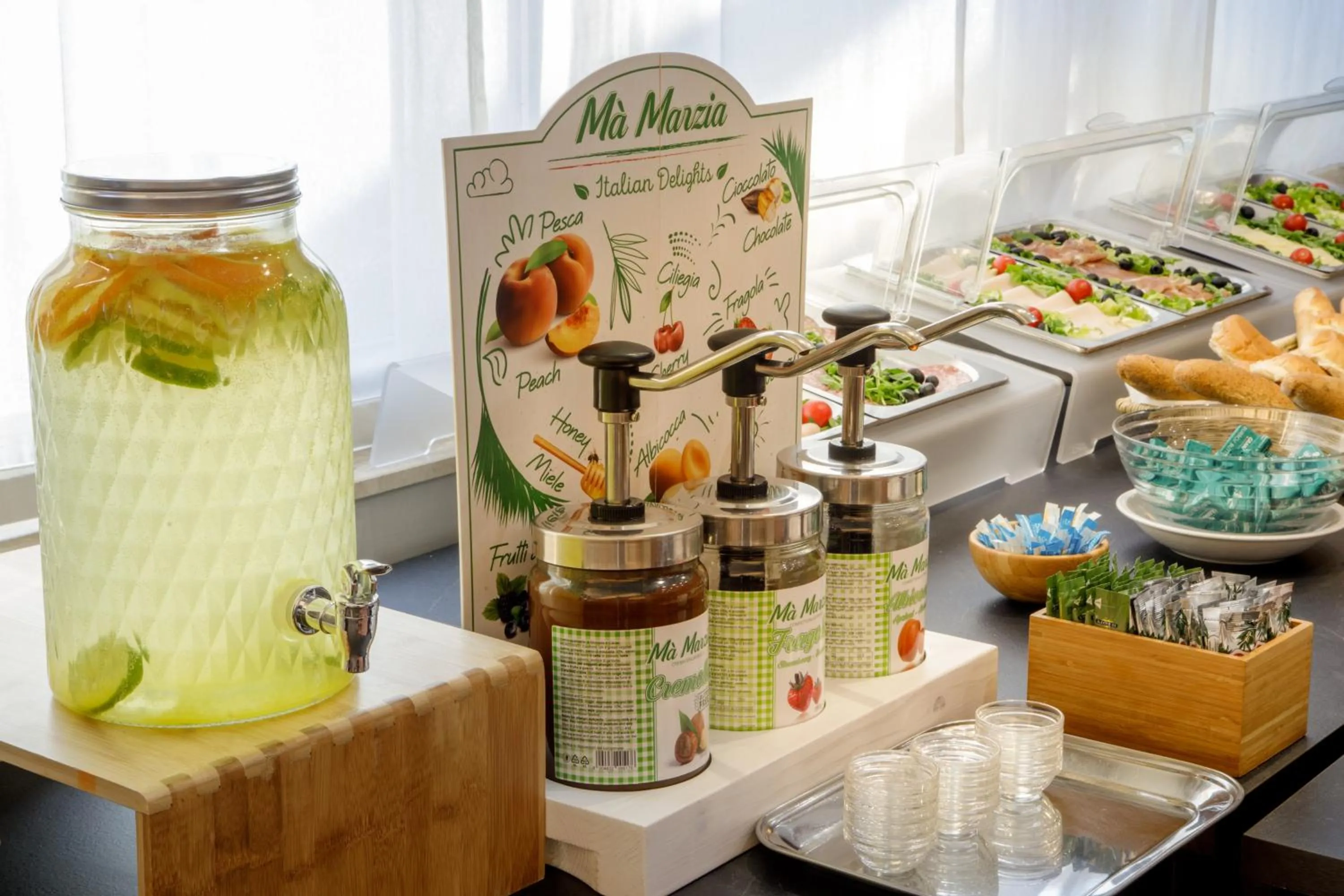 Breakfast in Hotel Marc'Aurelio