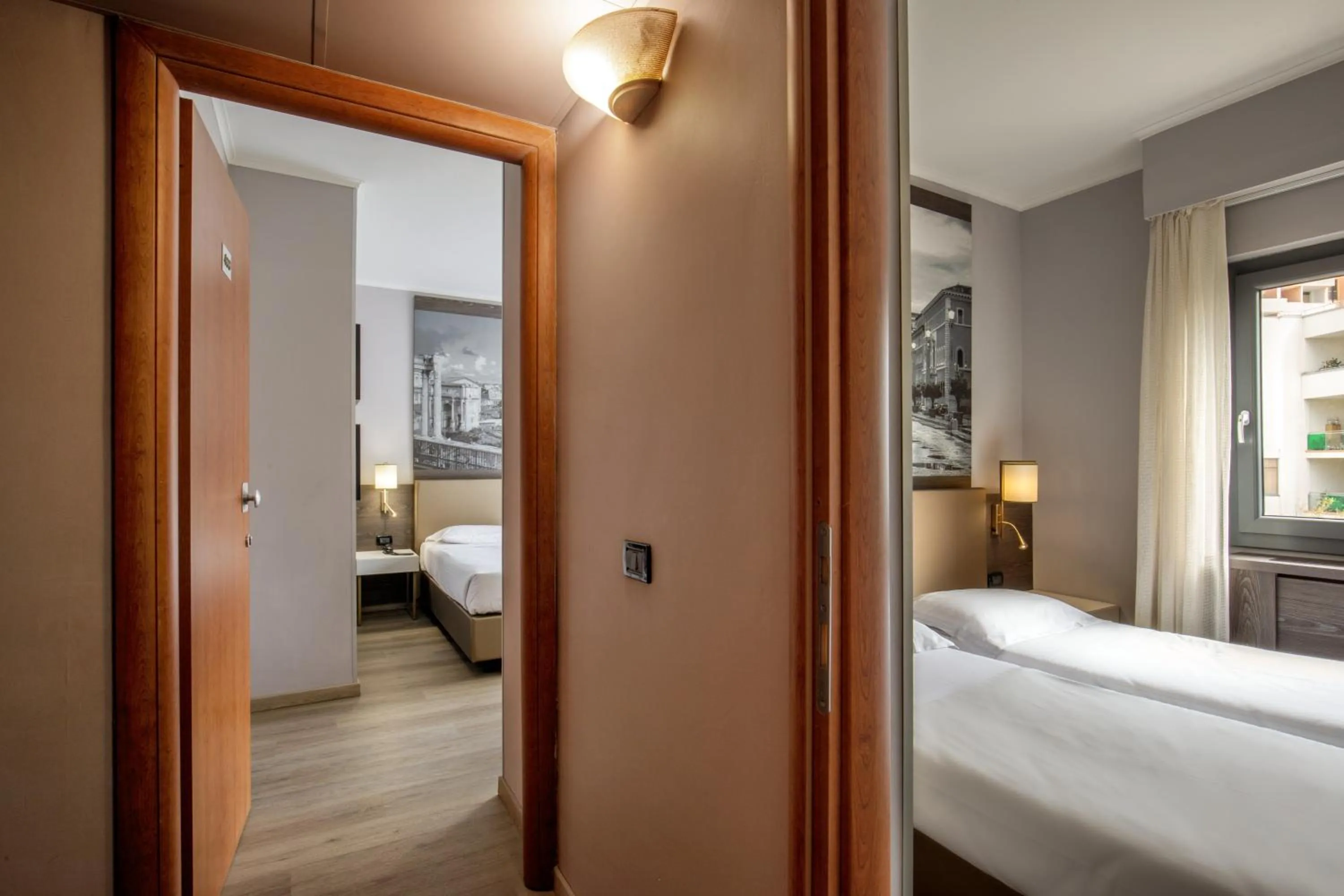 Bedroom, Bed in Hotel Marc'Aurelio