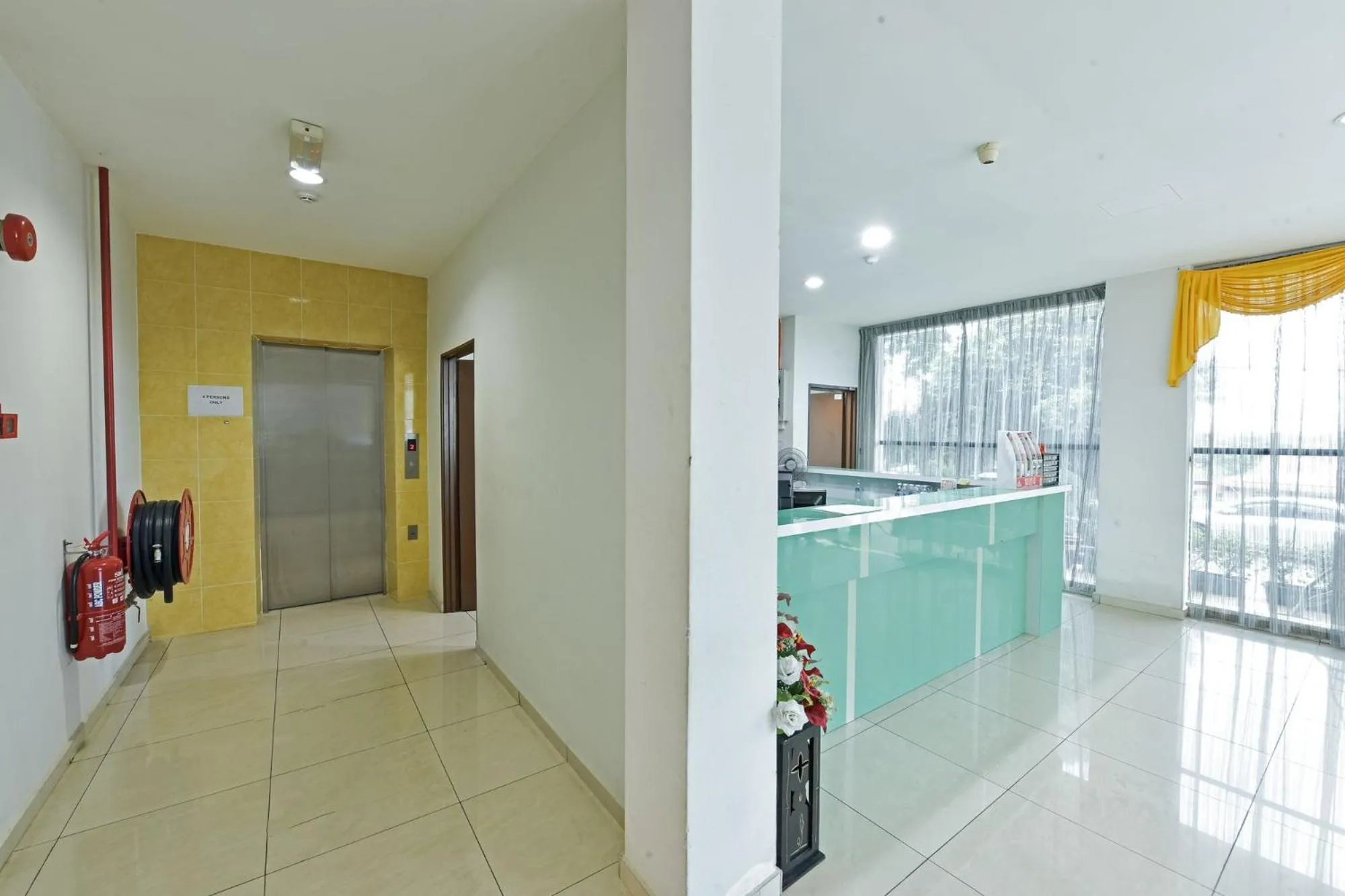 Area and facilities in Hotel O Melaka near AEON Shopping Centre formerly Formosa