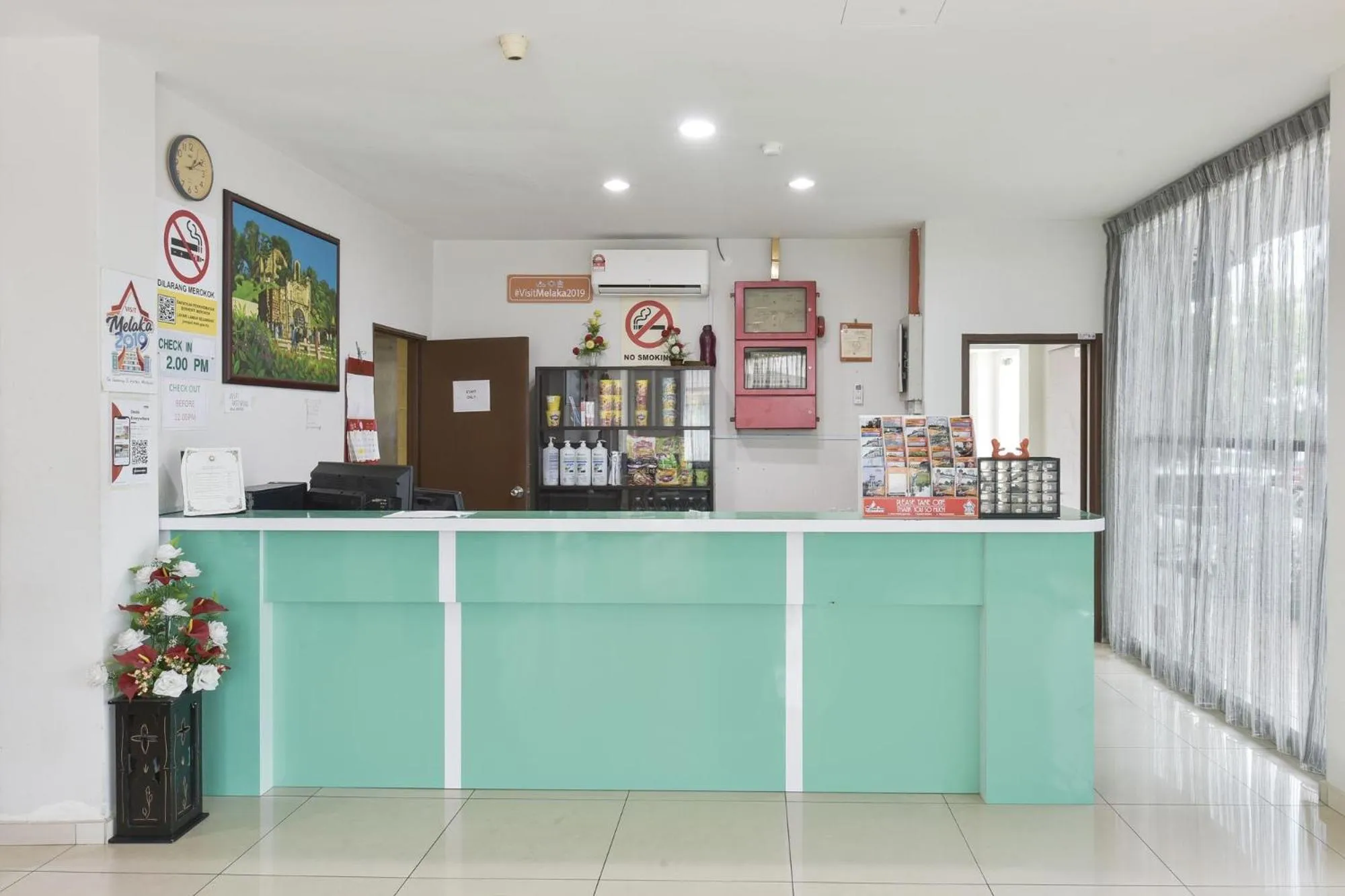 Lobby or reception in Hotel O Melaka near AEON Shopping Centre formerly Formosa