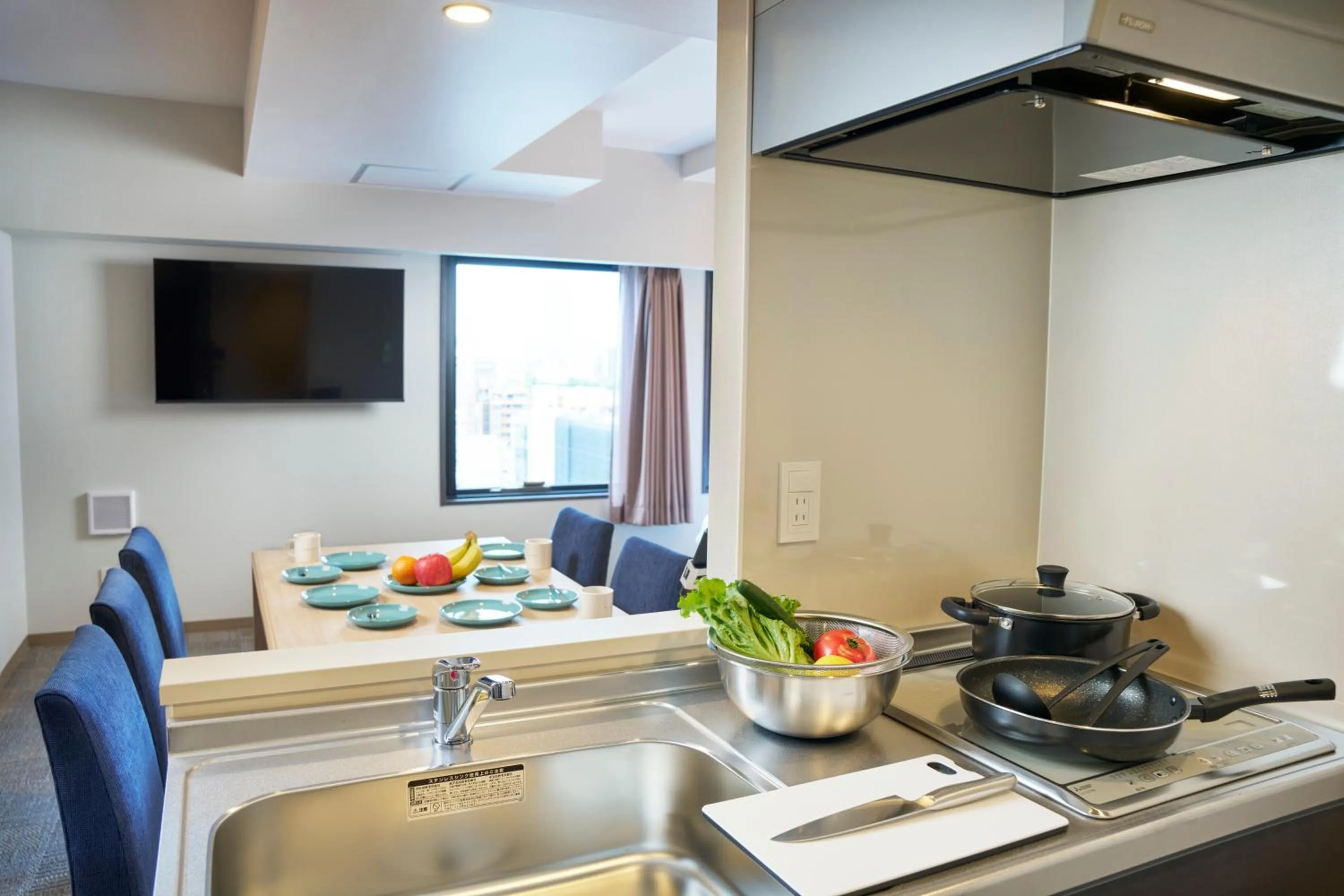 Kitchen or kitchenette in KOKO HOTEL Osaka Namba Sennichimae