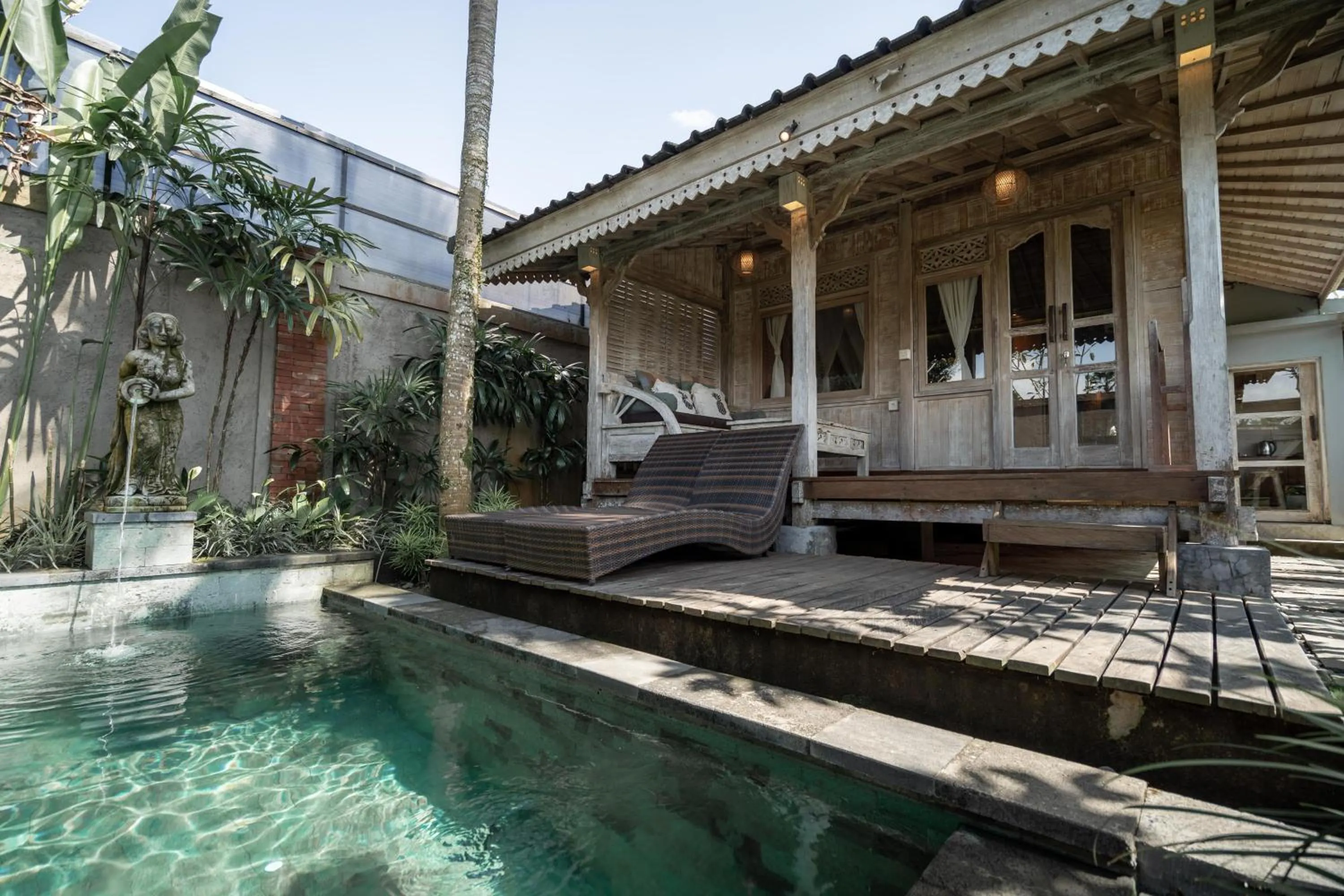 Patio in Uma Caming Villa Ubud