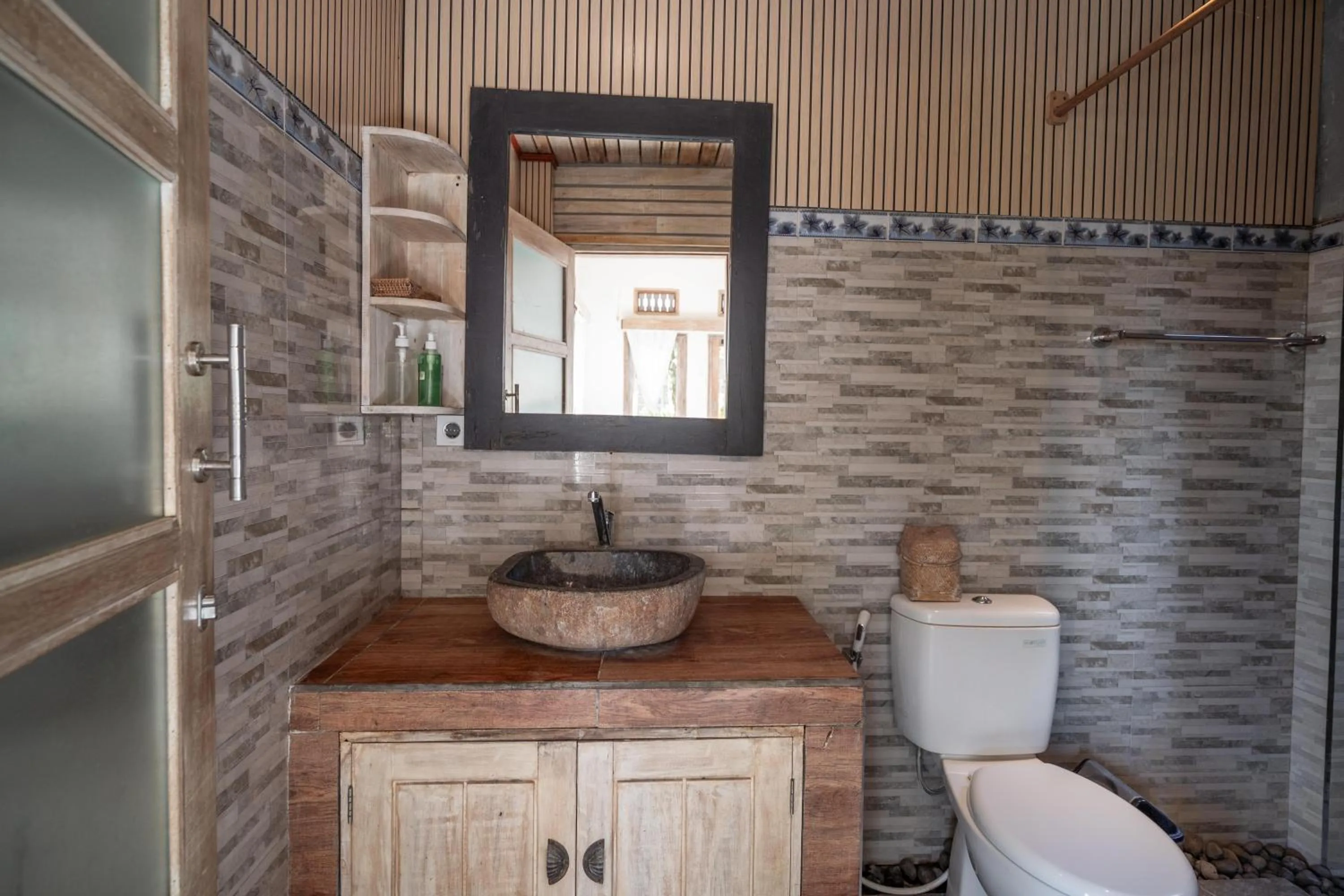 Shower in Uma Caming Villa Ubud