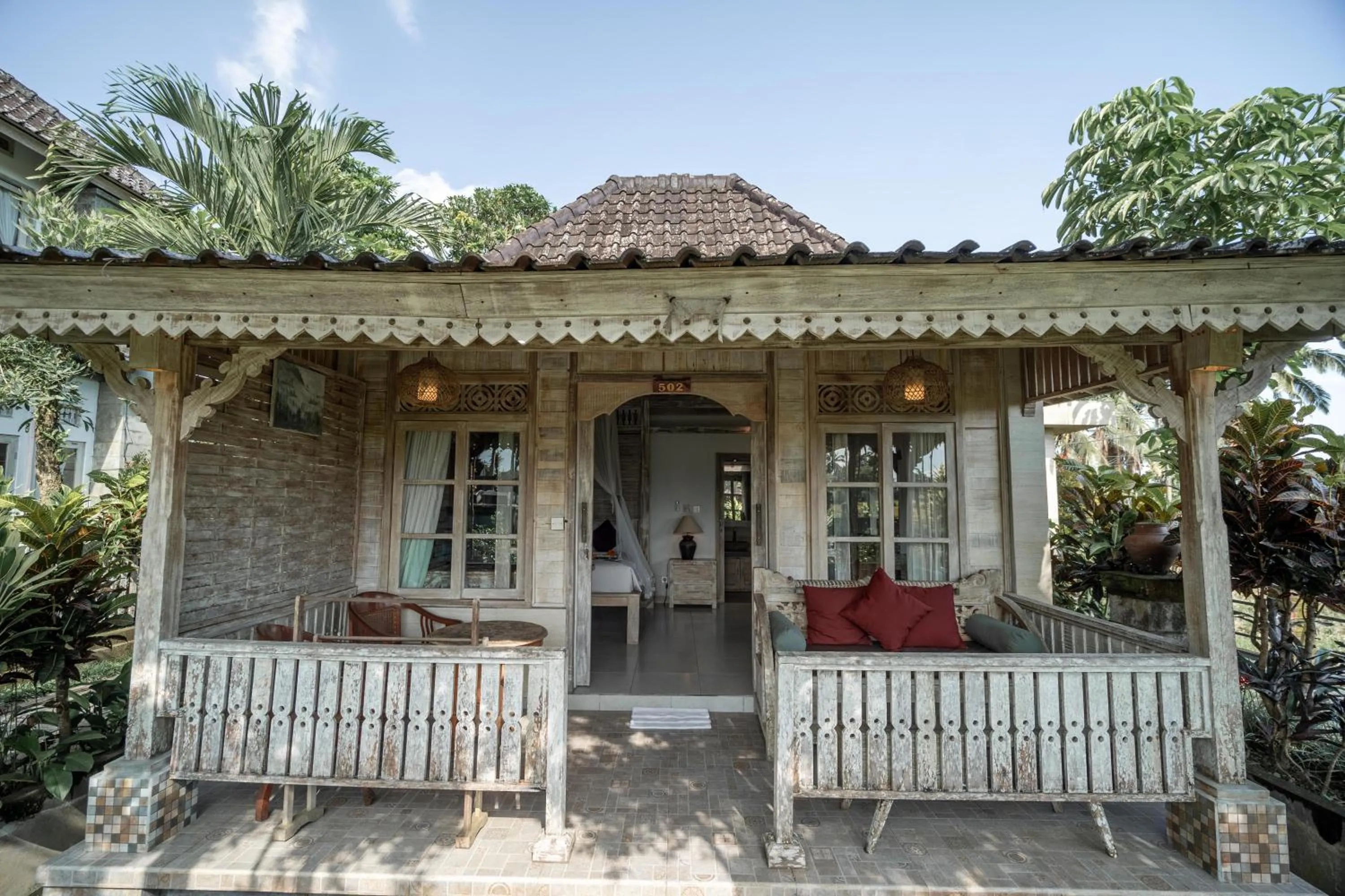Property building in Uma Caming Villa Ubud