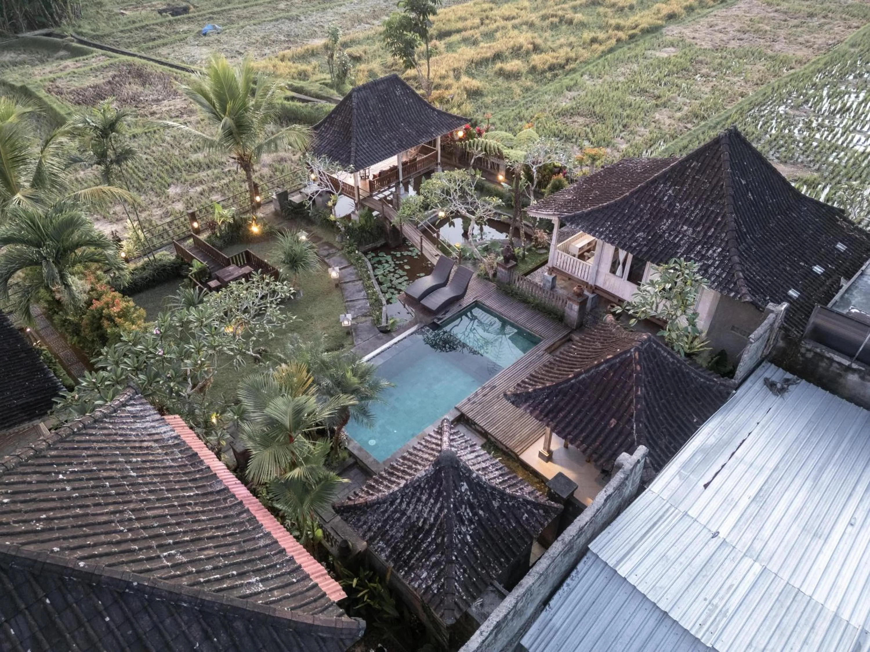 Property building in Uma Caming Villa Ubud