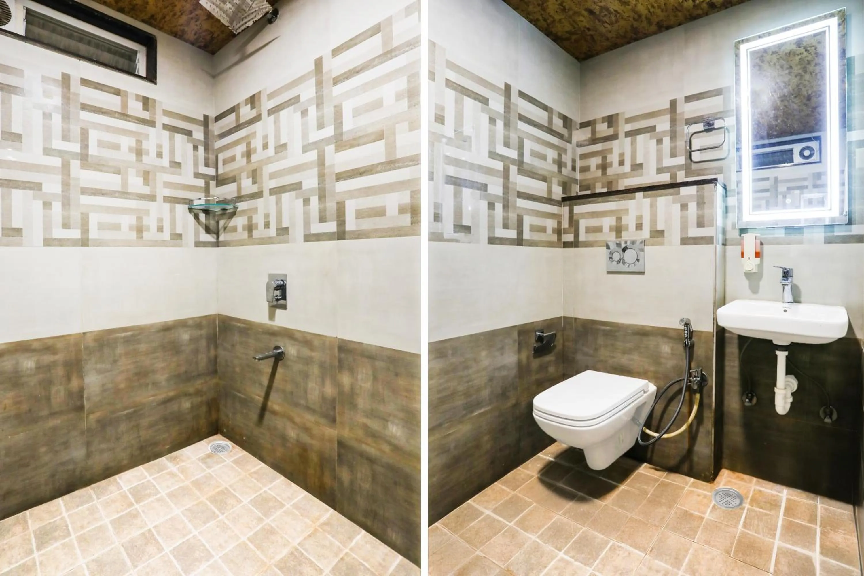 Bathroom in Townhouse Kota Airport Formerly Hotel Shaily Royal