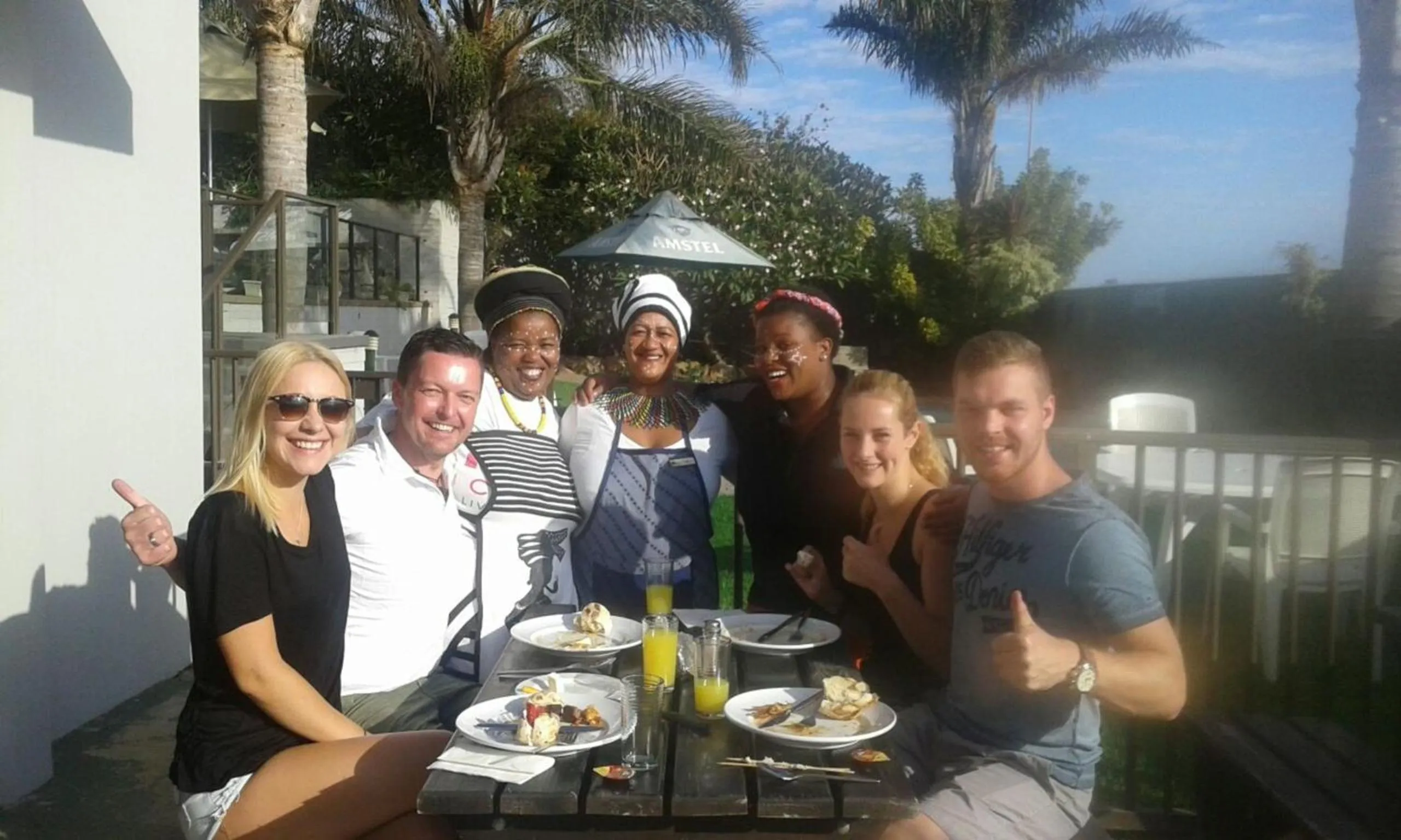 group of guests in Hotel Portao Diaz