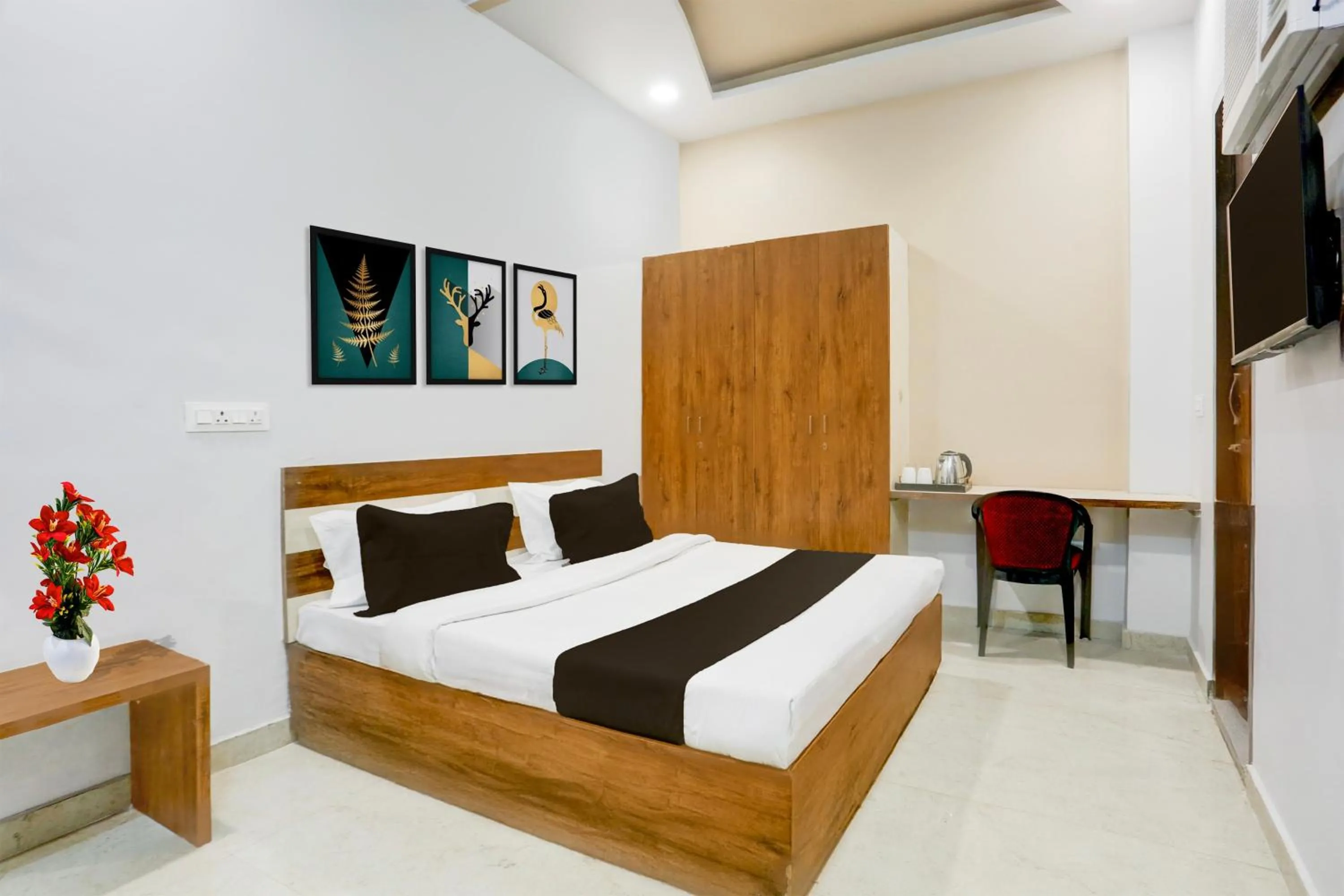 Bedroom, Bed in Super Hotel O Bareilly Near Satellite Bus Stand
