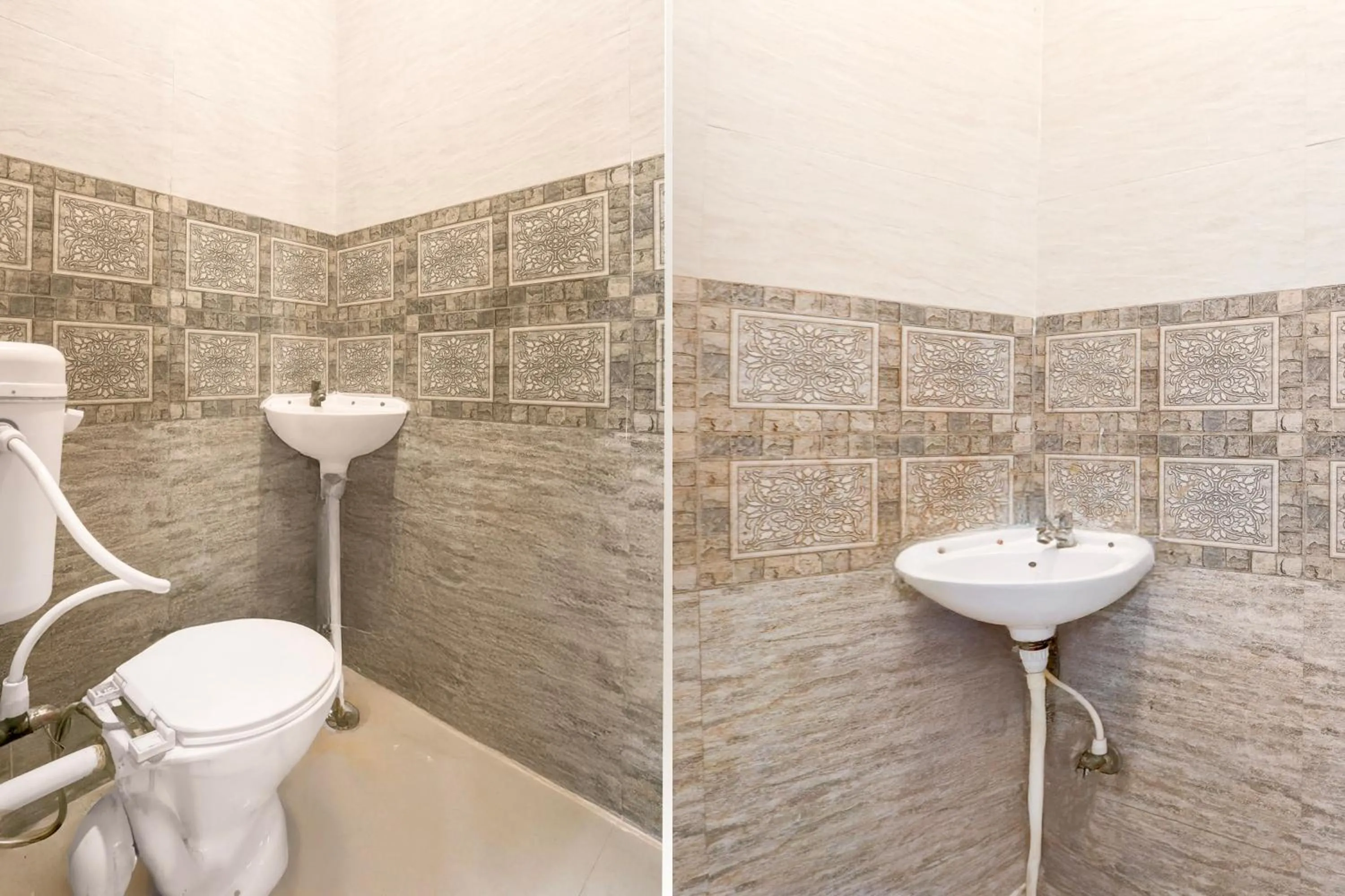Bathroom in Super Hotel O Bareilly Near Satellite Bus Stand