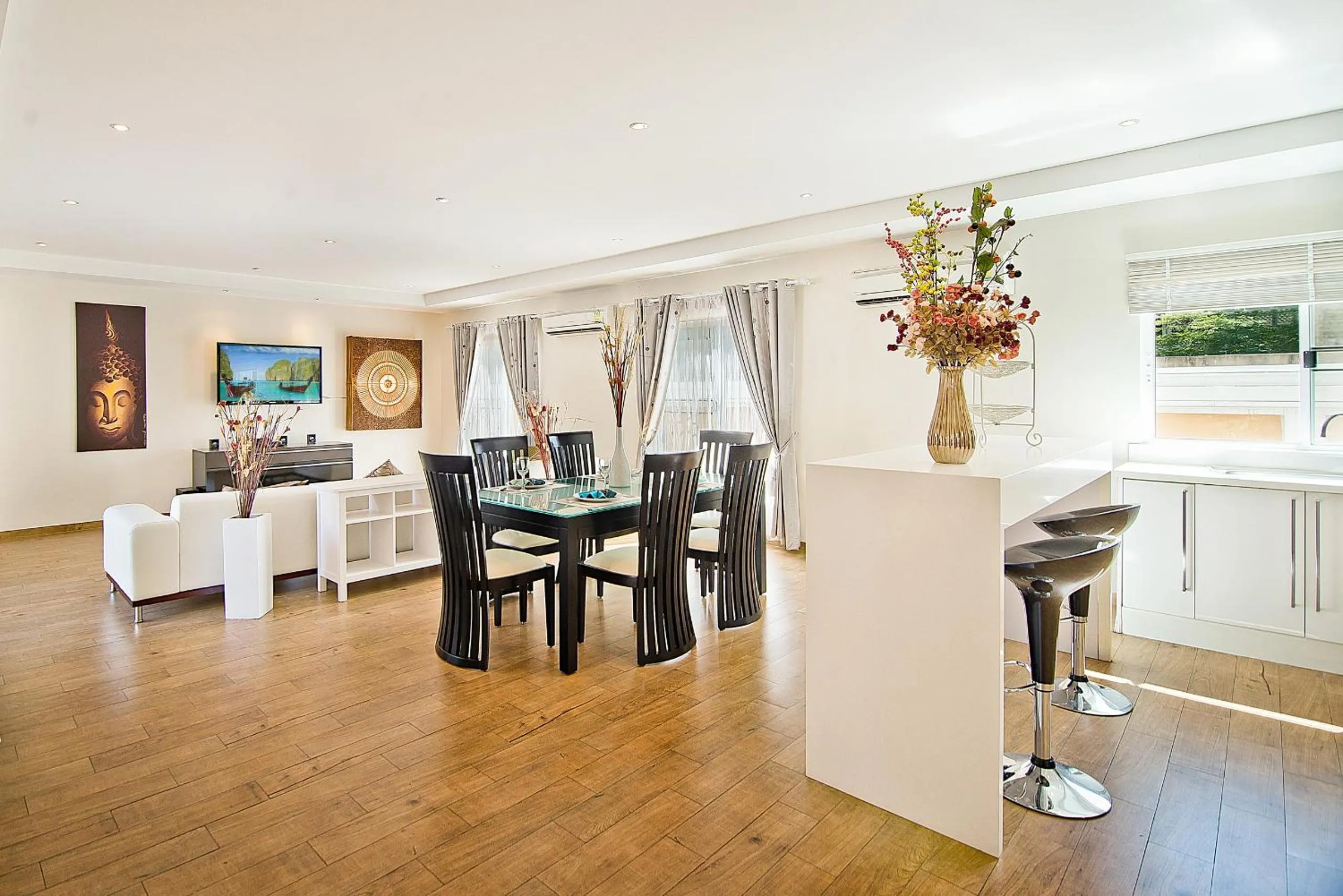 Living room in Tropicana Pool Villa