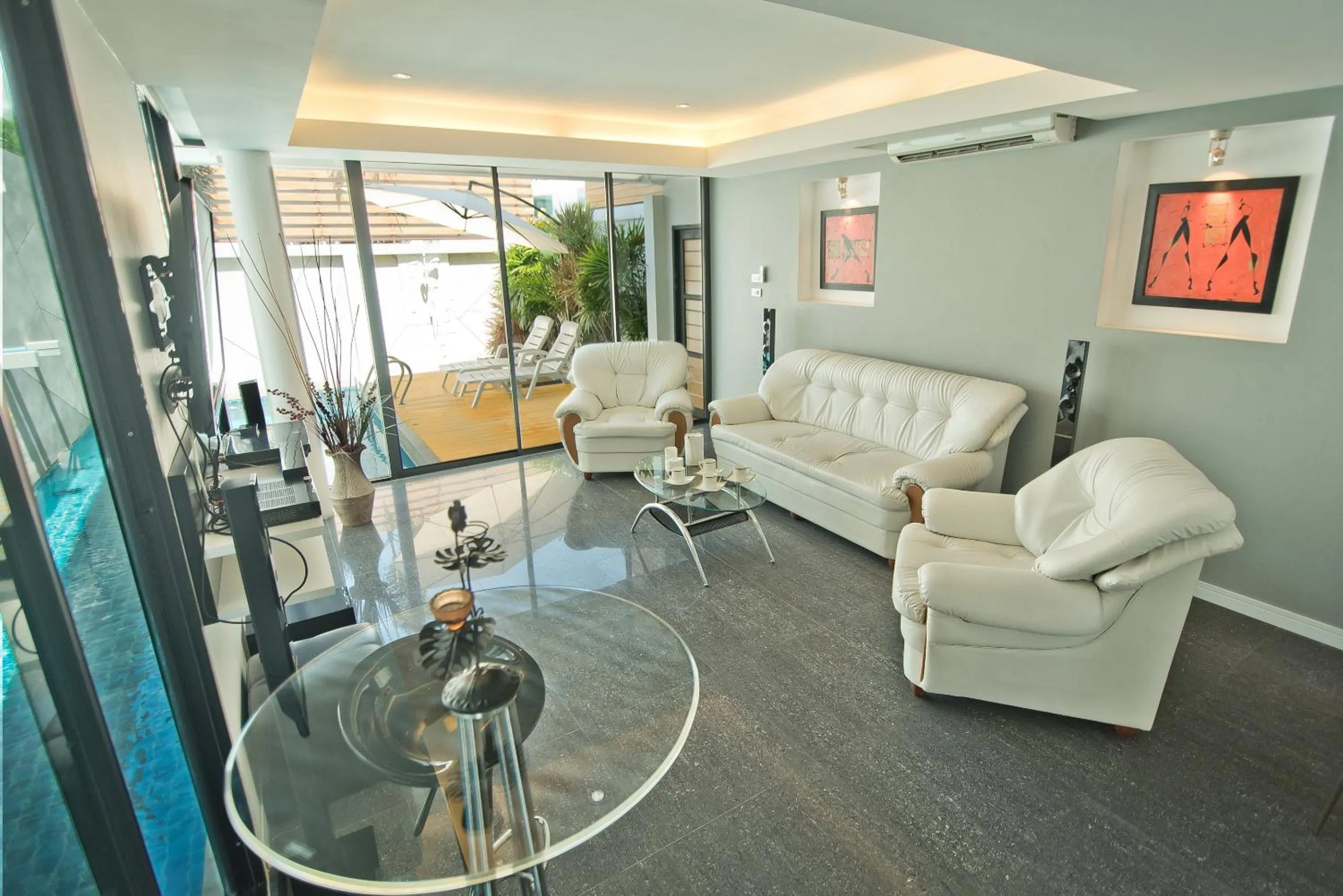 Living room in Tropicana Pool Villa