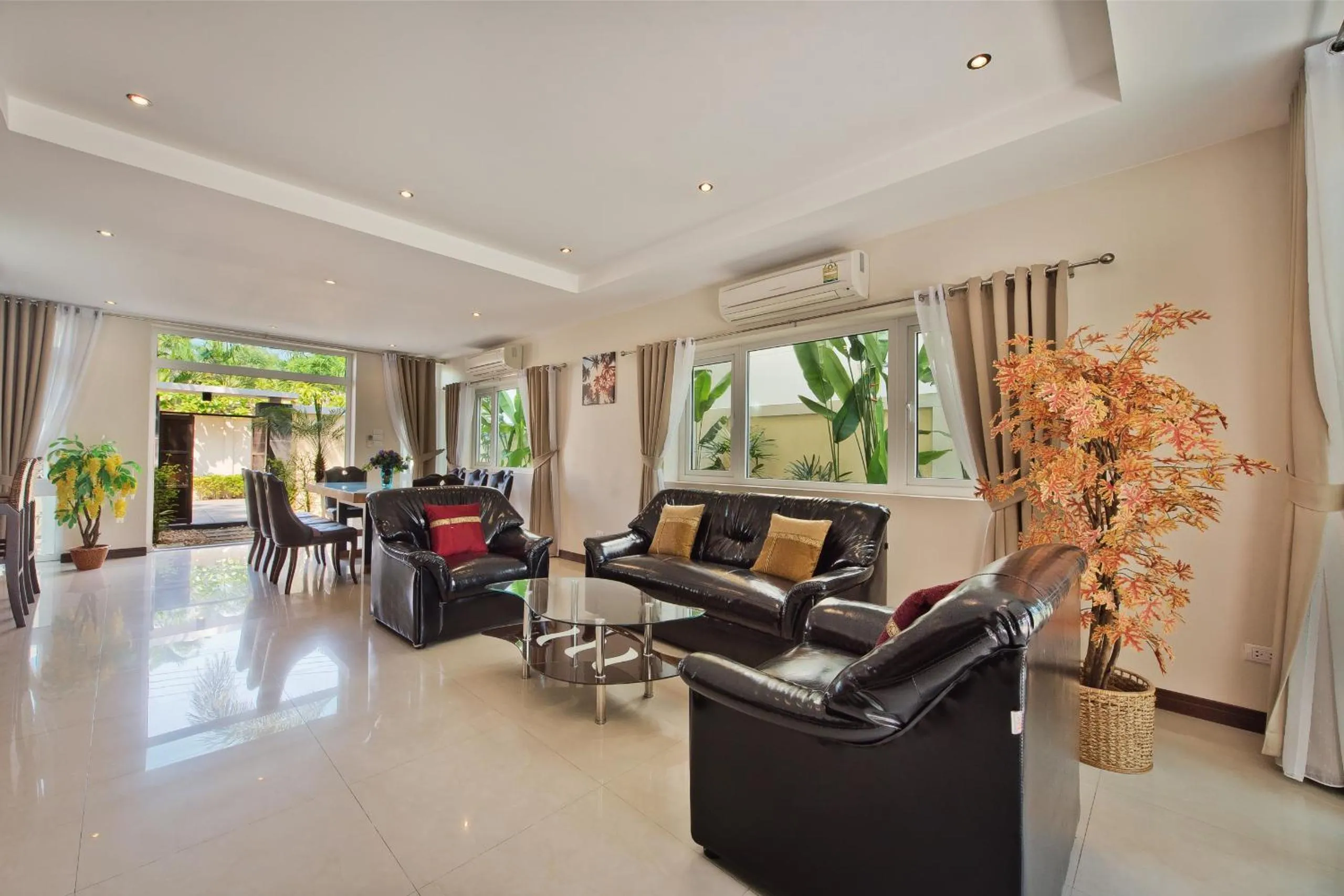 Living room in Tropicana Pool Villa