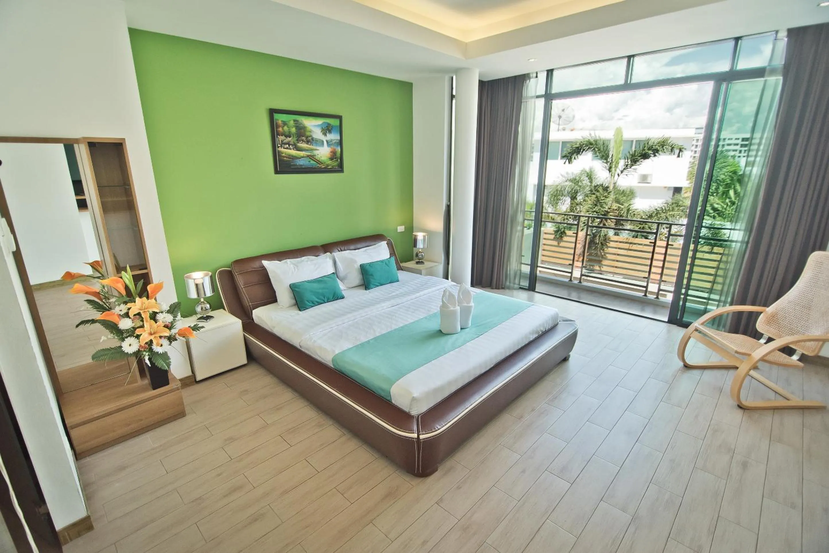 Balcony/Terrace, Bed in Tropicana Pool Villa