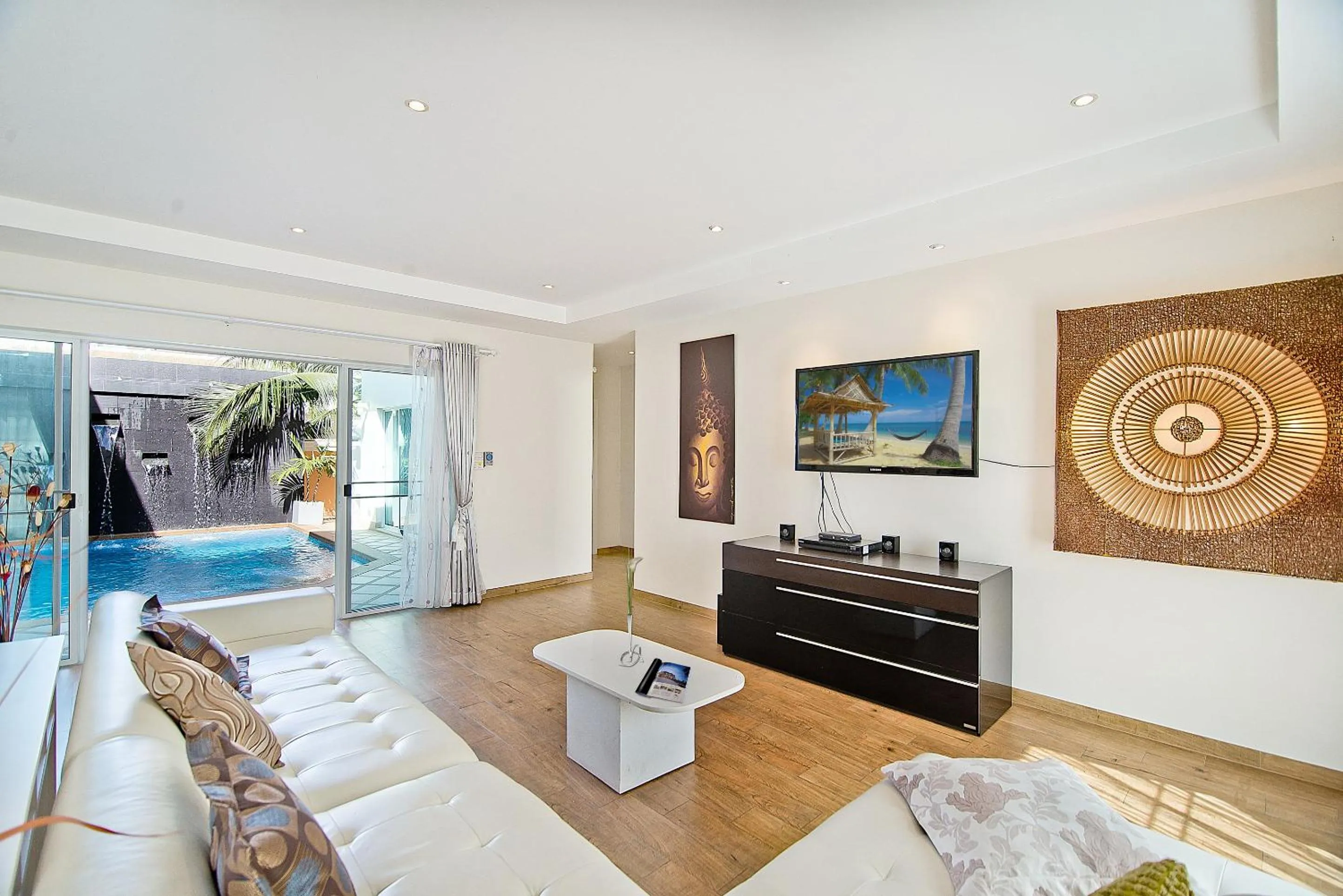 Living room in Tropicana Pool Villa