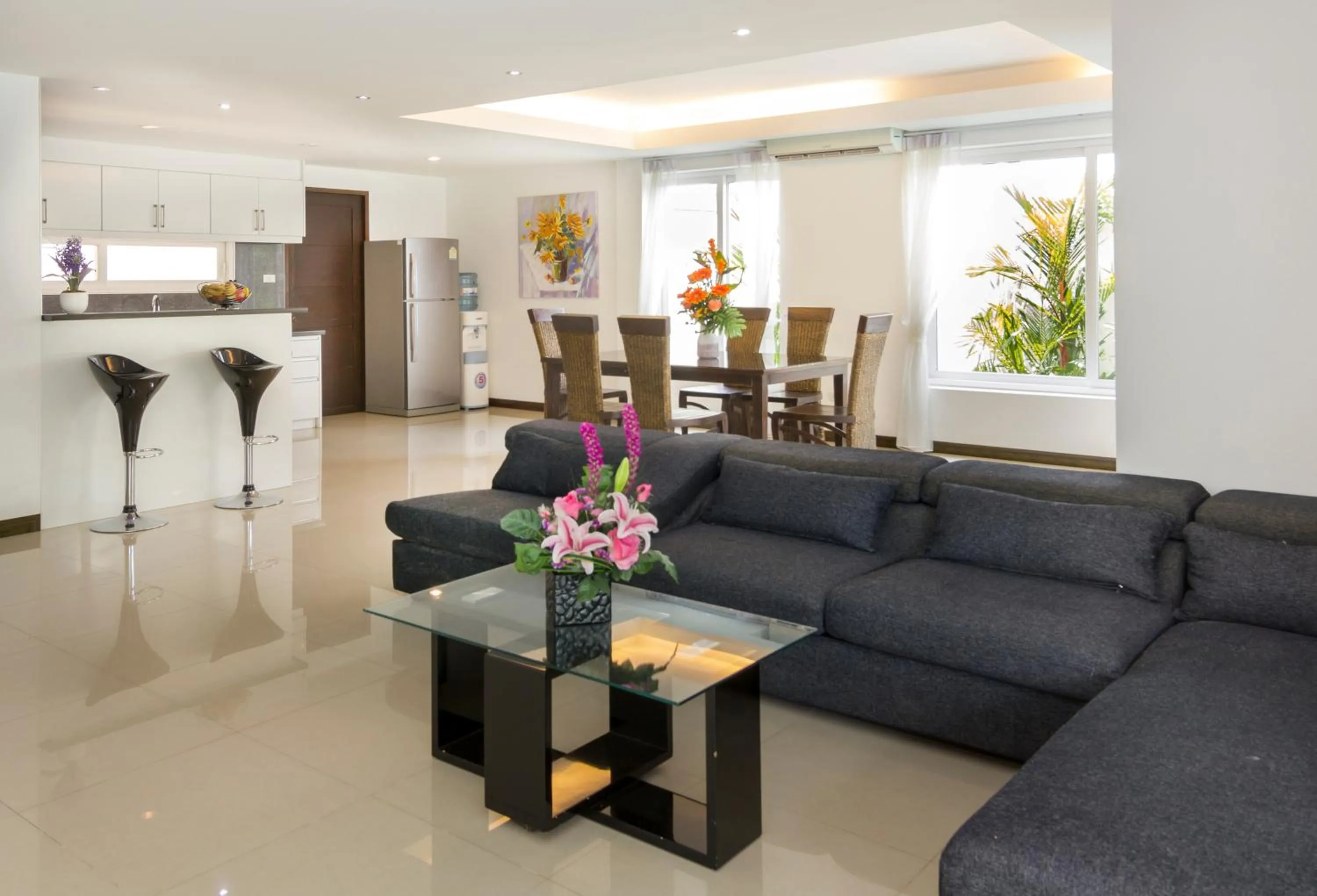 Living room in Tropicana Pool Villa