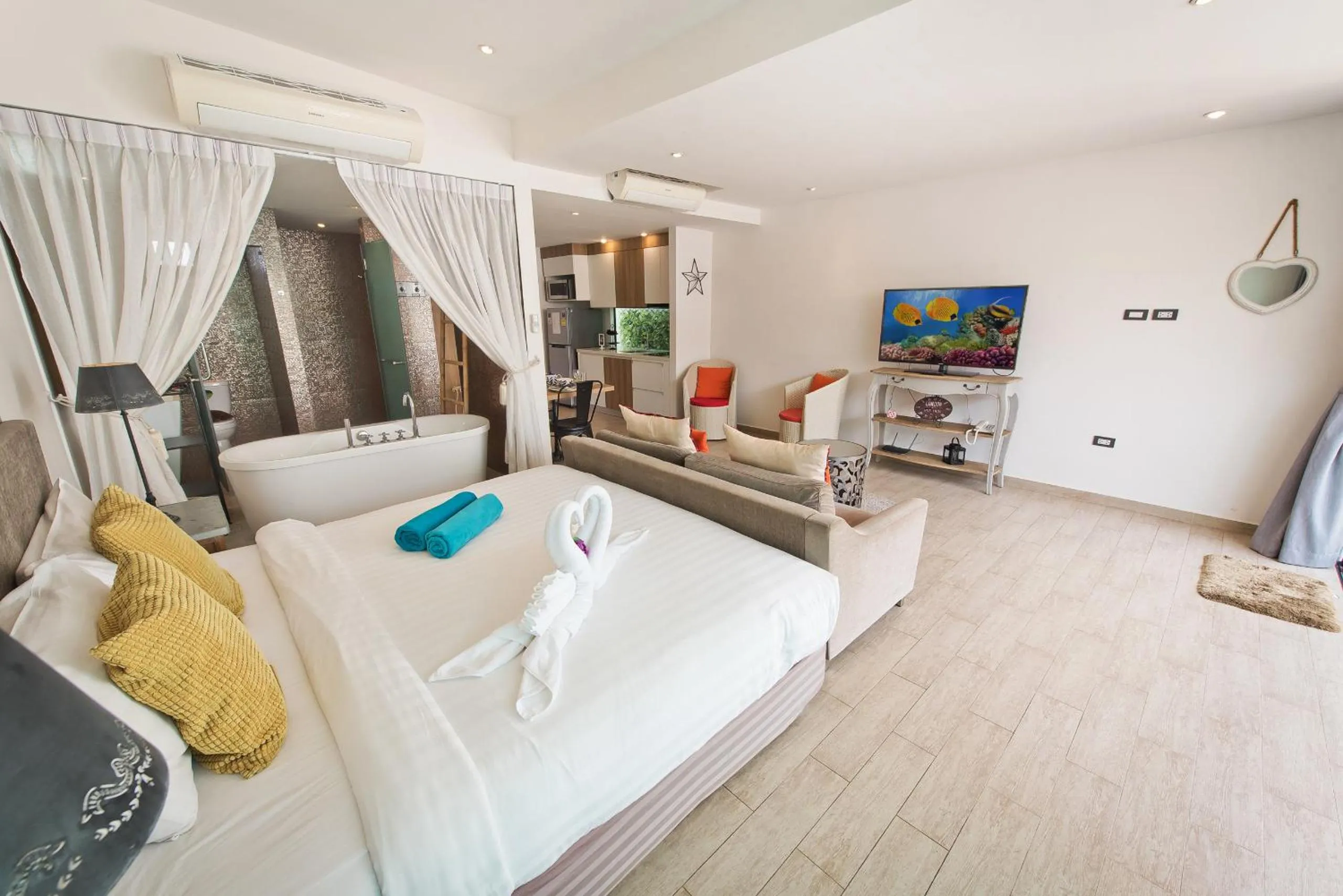 Photo of the whole room, Bed in Tropicana Pool Villa