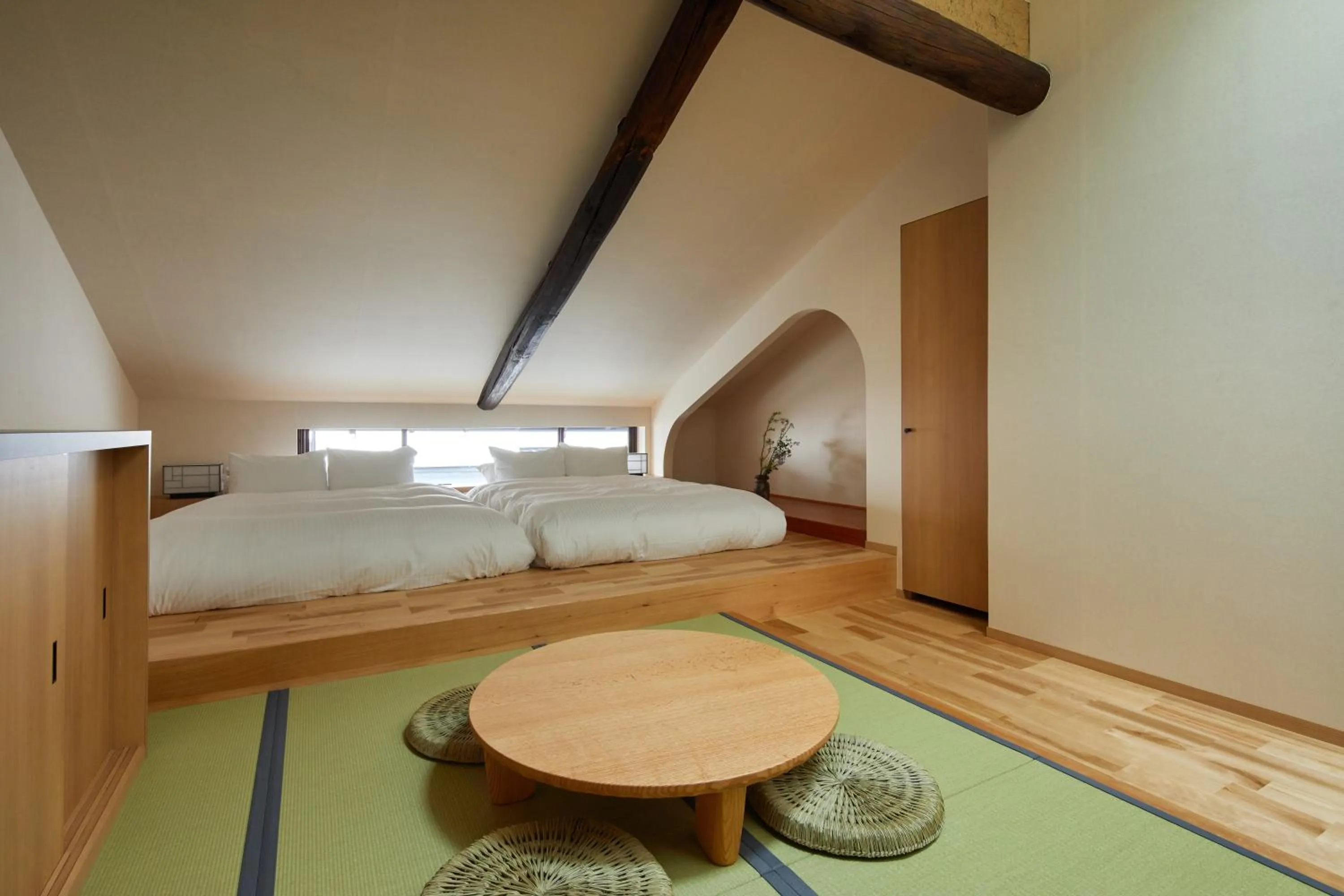 Bed in Enso Machiya