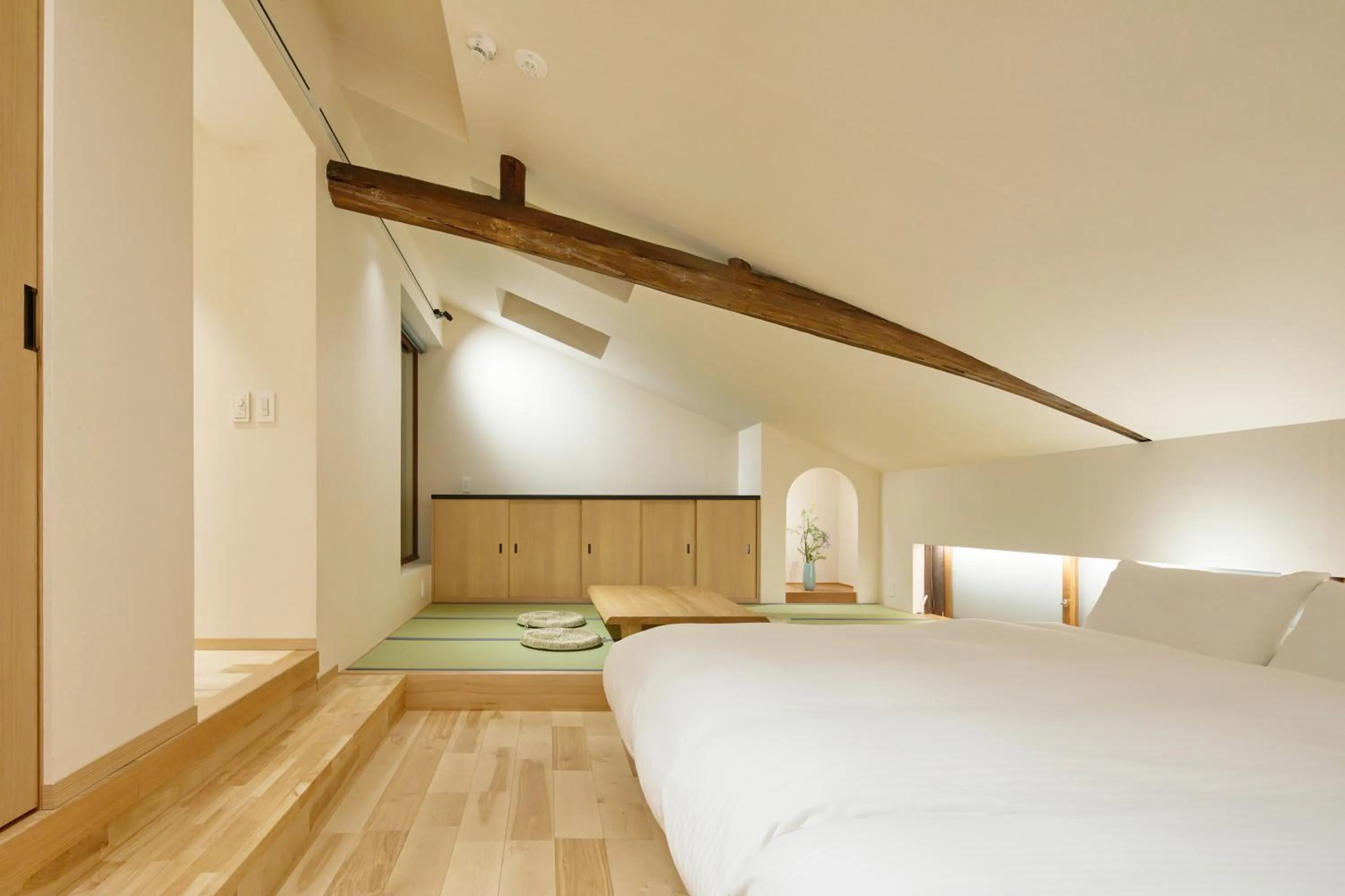 Bed in Enso Machiya