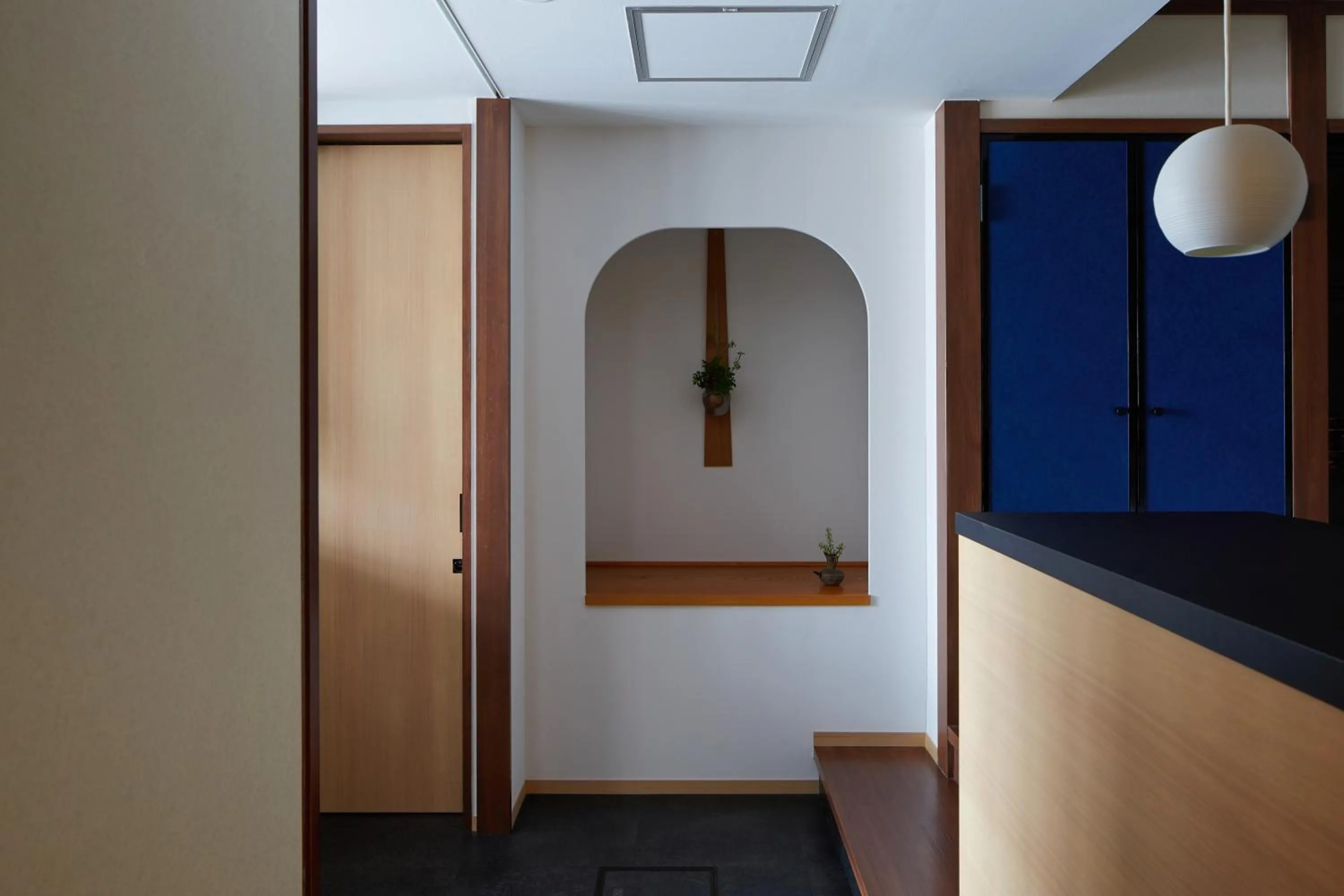 Decorative detail in Enso Machiya