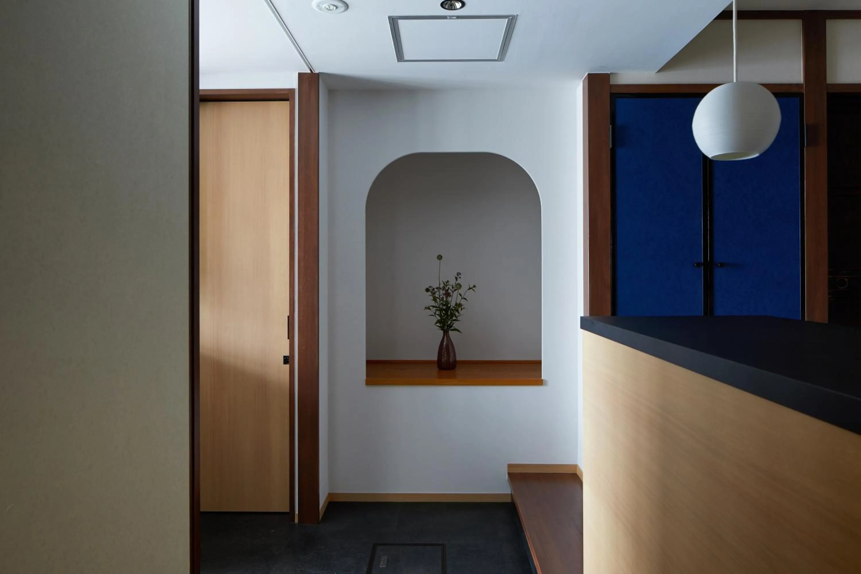 Decorative detail in Enso Machiya