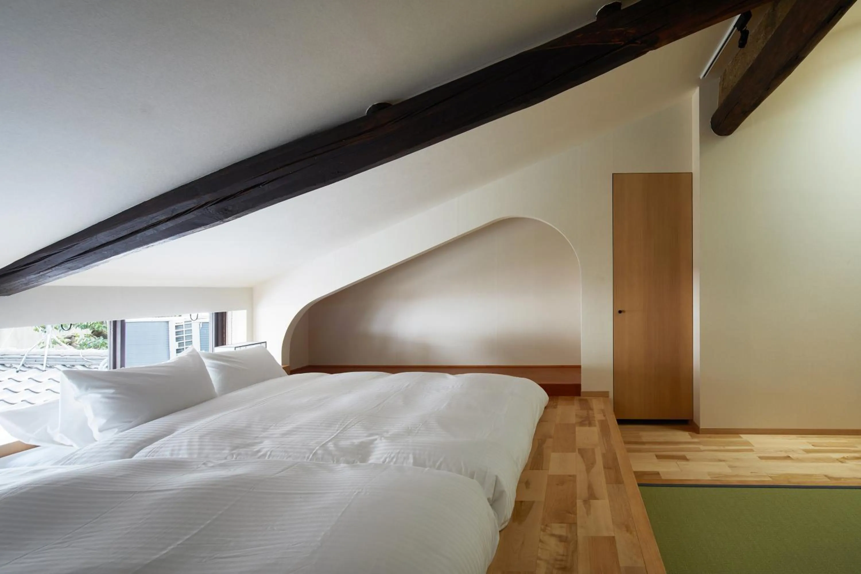 Bed in Enso Machiya