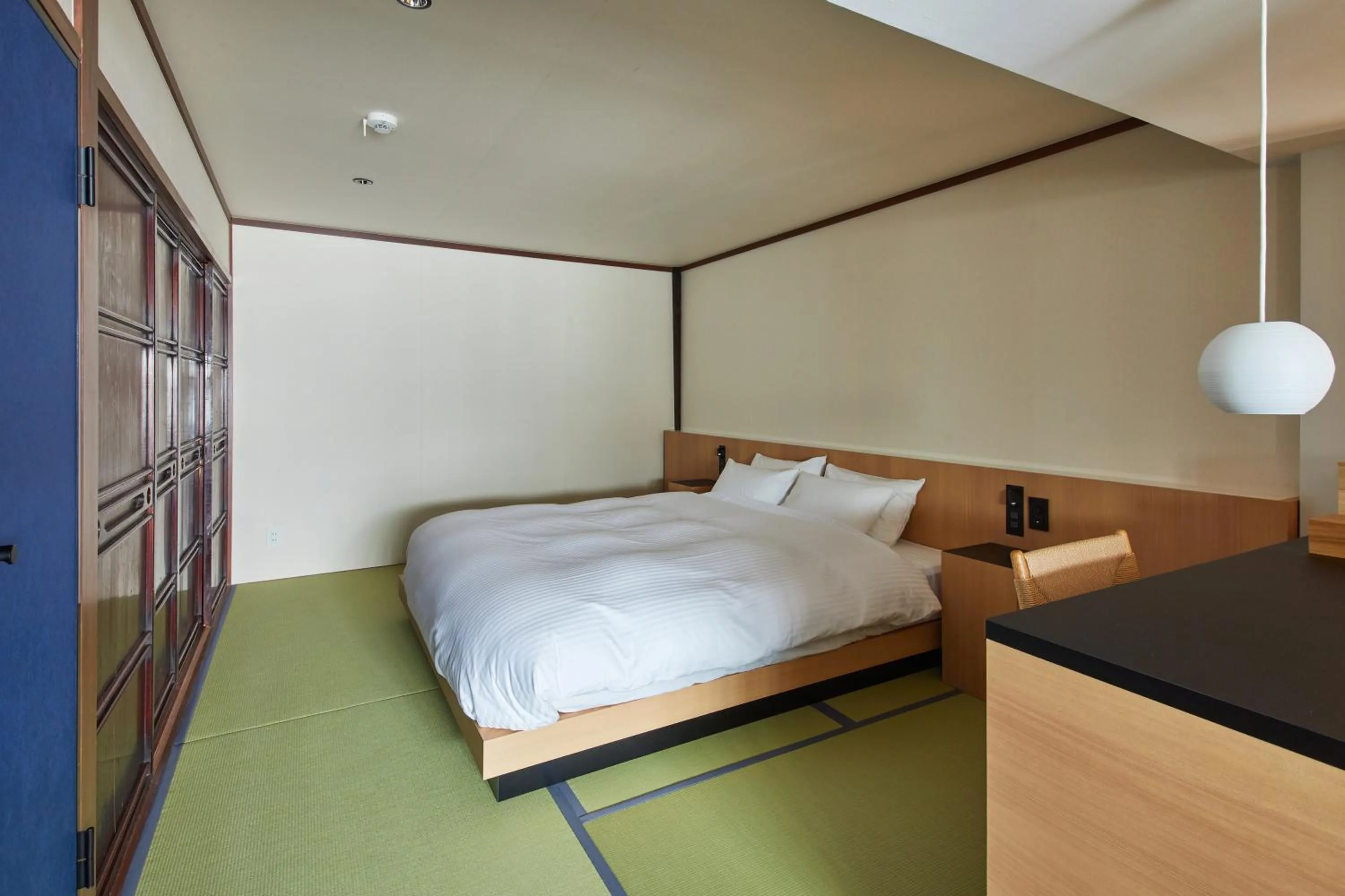Bed in Enso Machiya