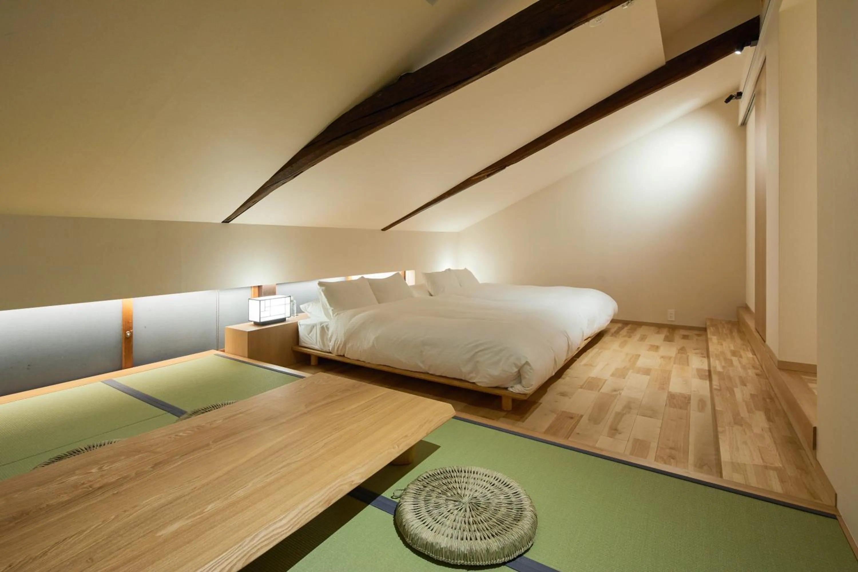 Bed in Enso Machiya