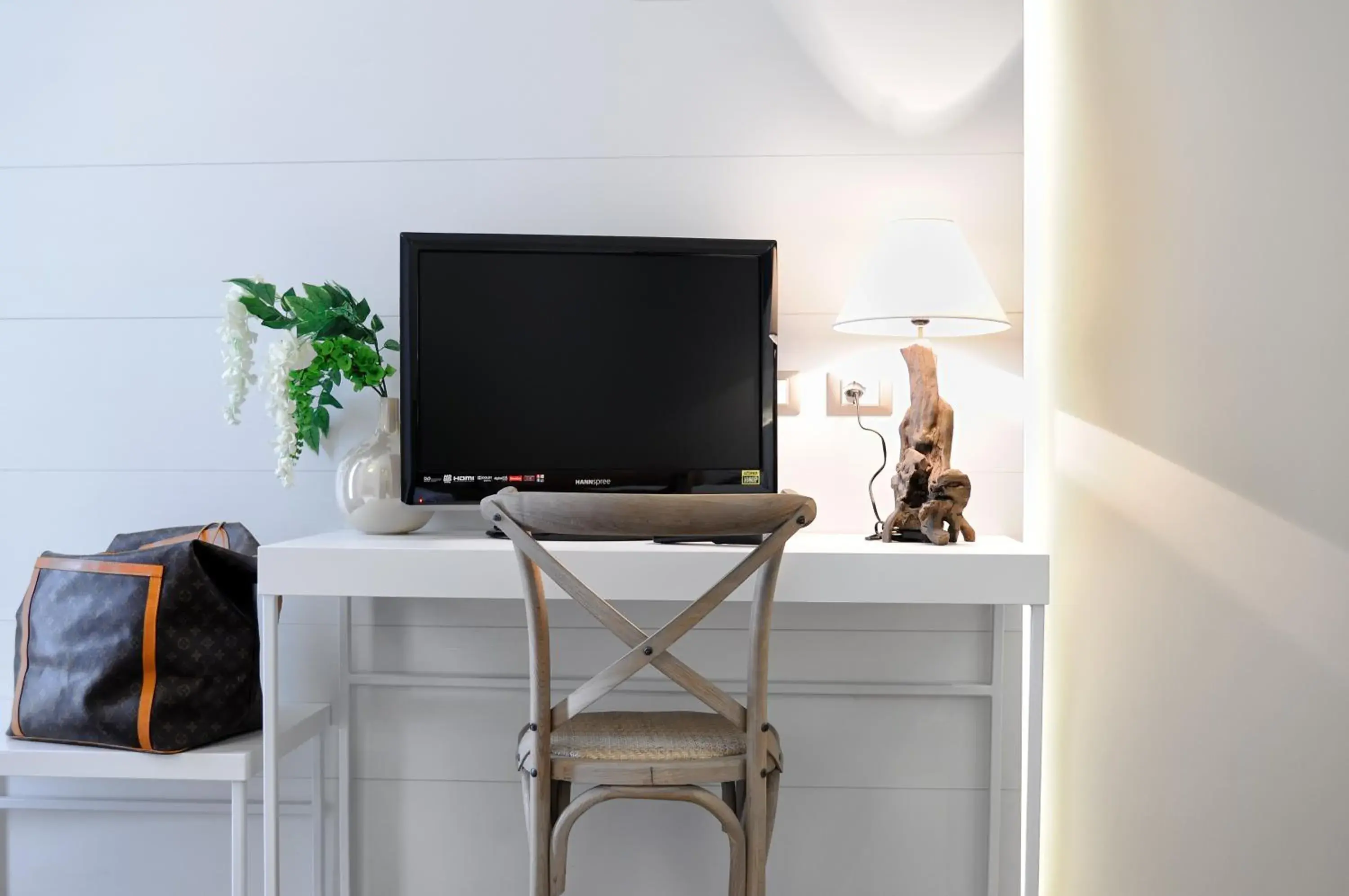 Decorative detail, TV/Entertainment Center in Hotel Life