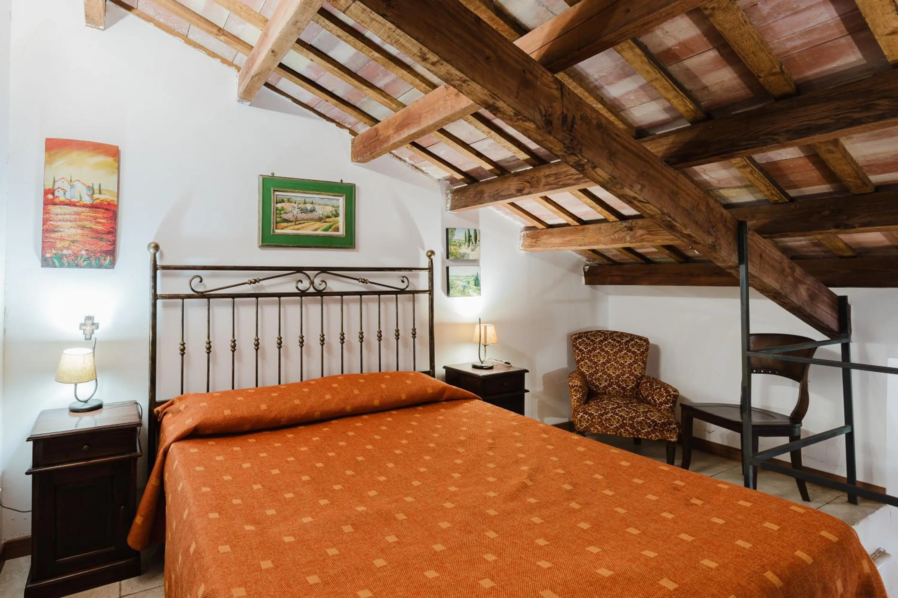 One-Bedroom Apartment with Garden View in Bio Agriturismo Castelluzzo