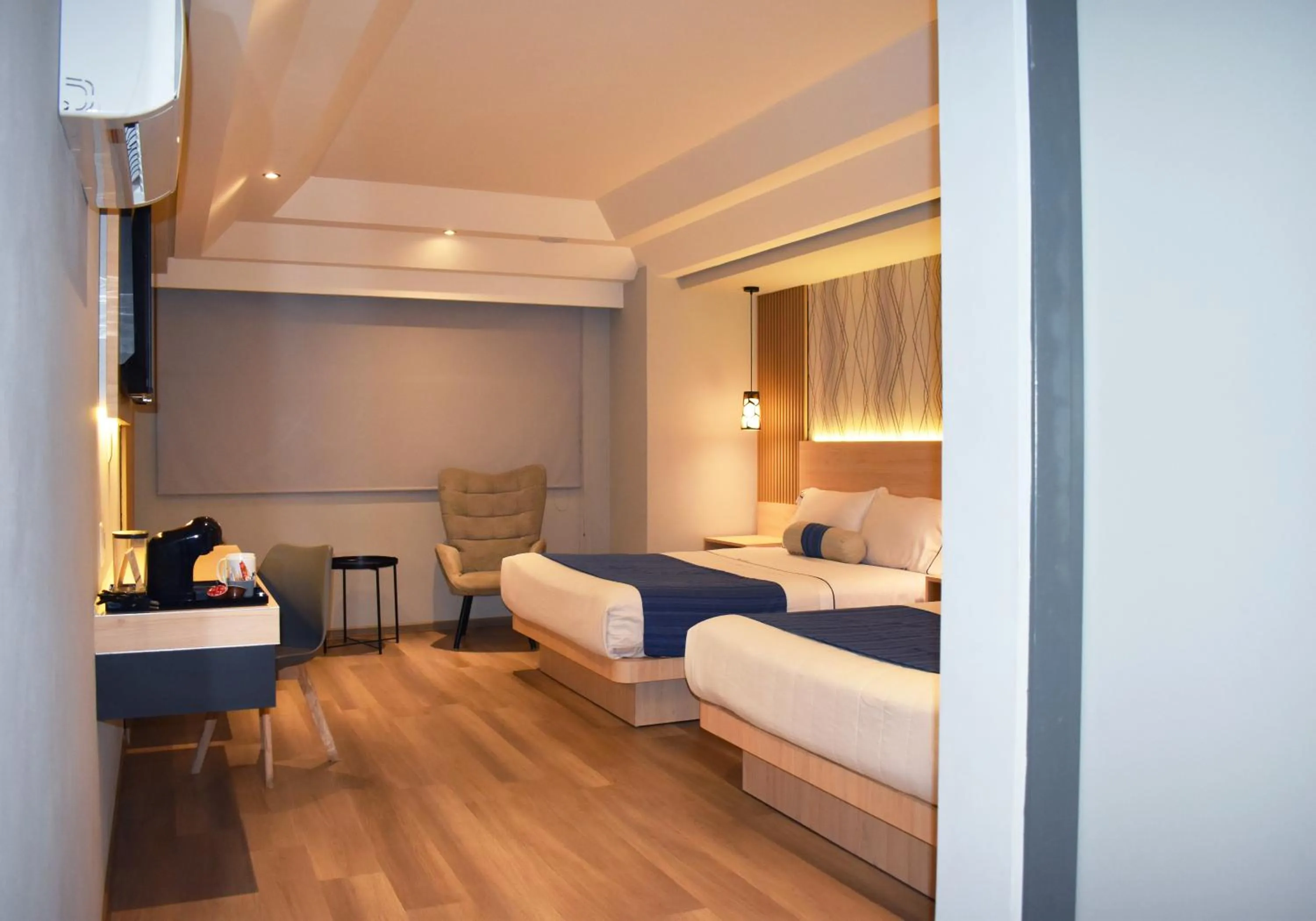 Bed in Hotel Torremolinos Vallejo Ciudad de Mexico