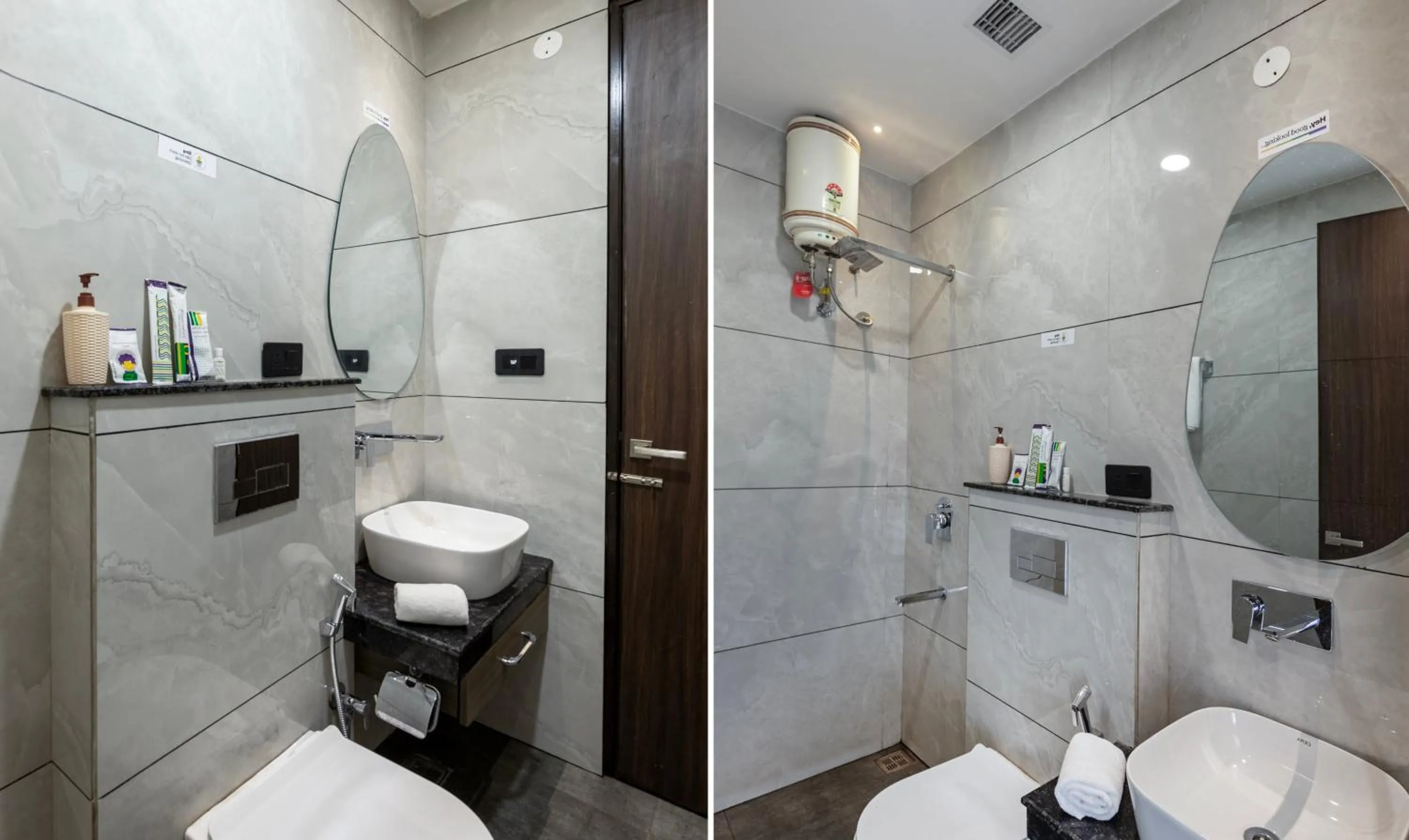 Bathroom in Treebo Bombay Palace