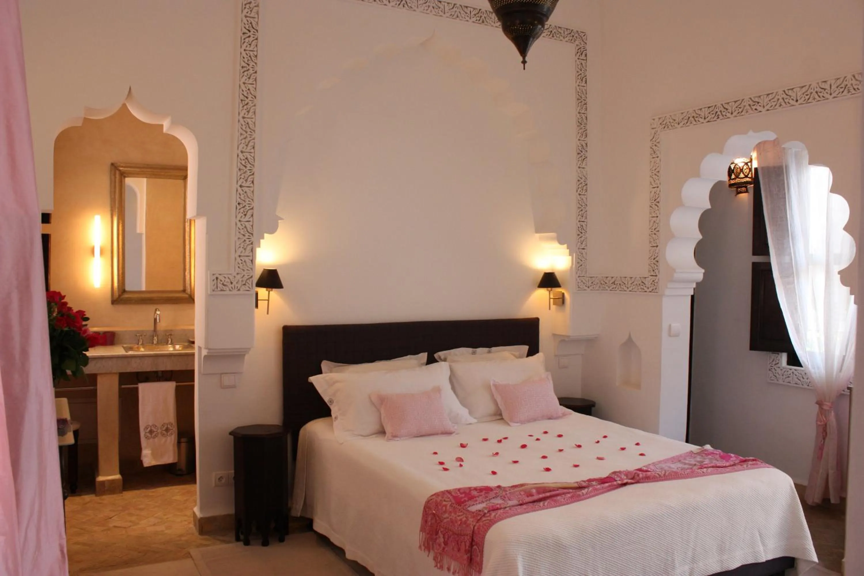 Bed in Riad La Villa Marrakech