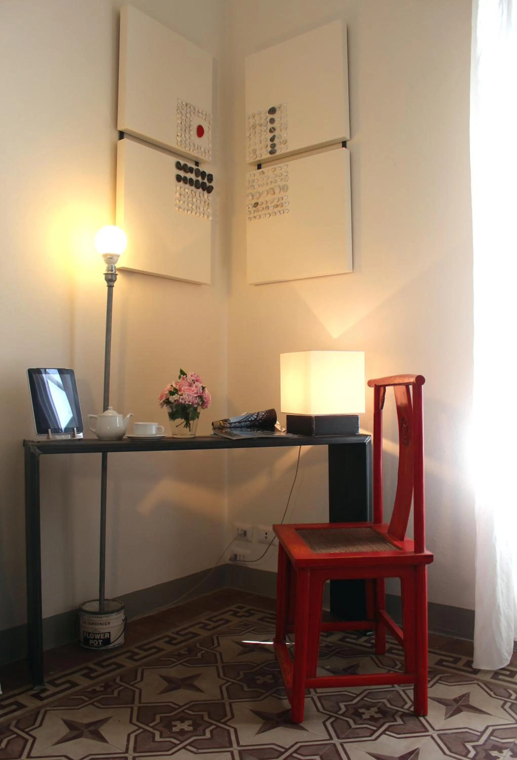 Decorative detail in Lucca in Villa Lucrezia