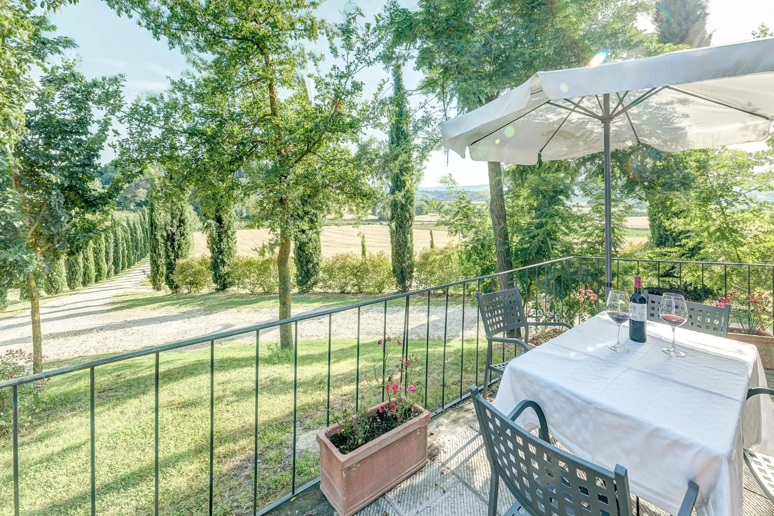 Balcony/Terrace in Agriturismo Il poggiarello