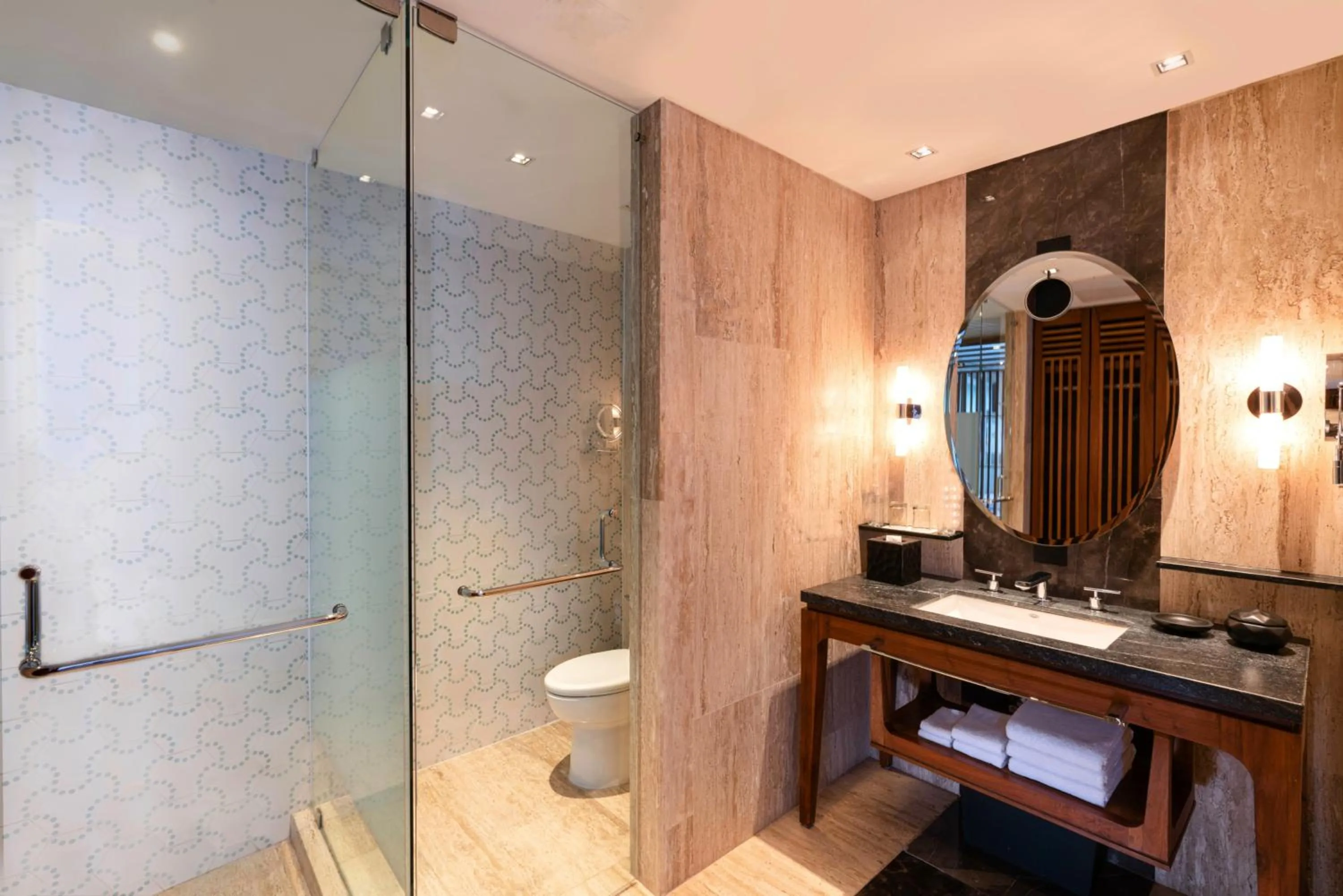 Shower in Thompson Playa Del Carmen Main House, by Hyatt