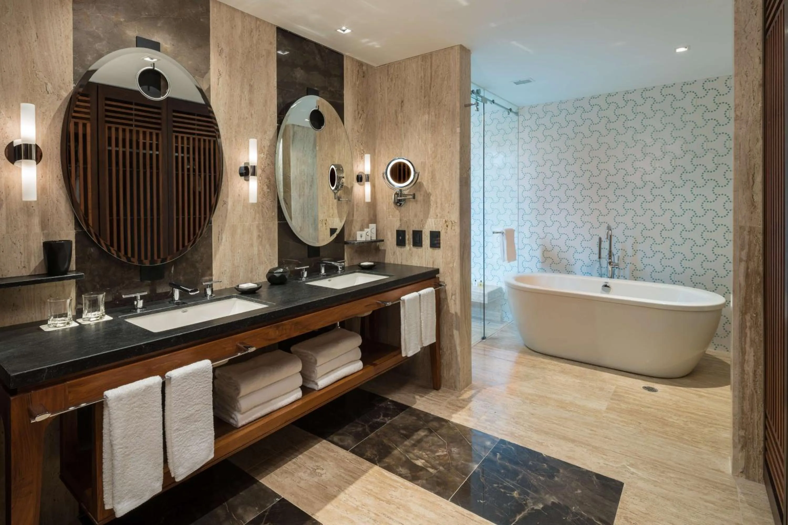 Bathroom in Thompson Playa Del Carmen Main House, by Hyatt