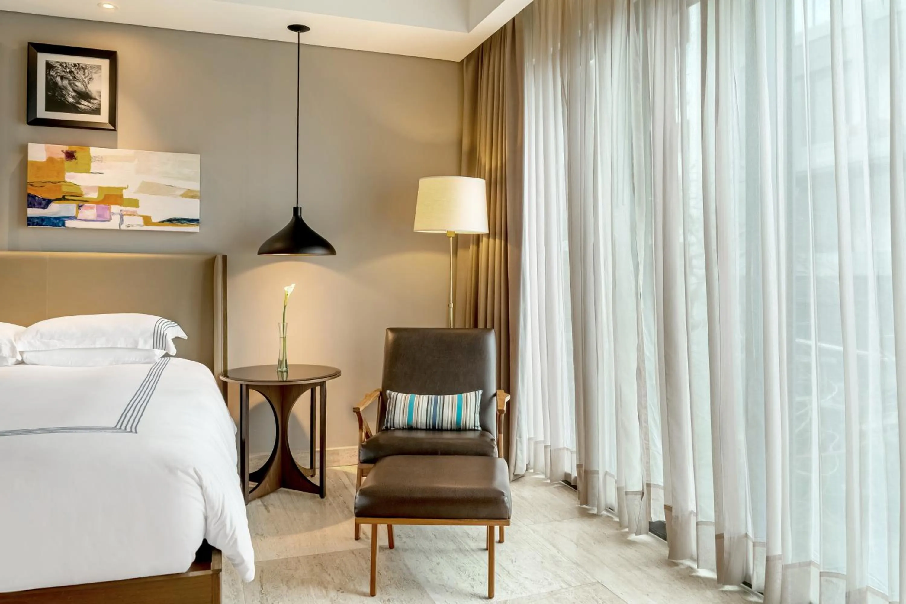 furniture, Bed in Thompson Playa Del Carmen Main House, by Hyatt