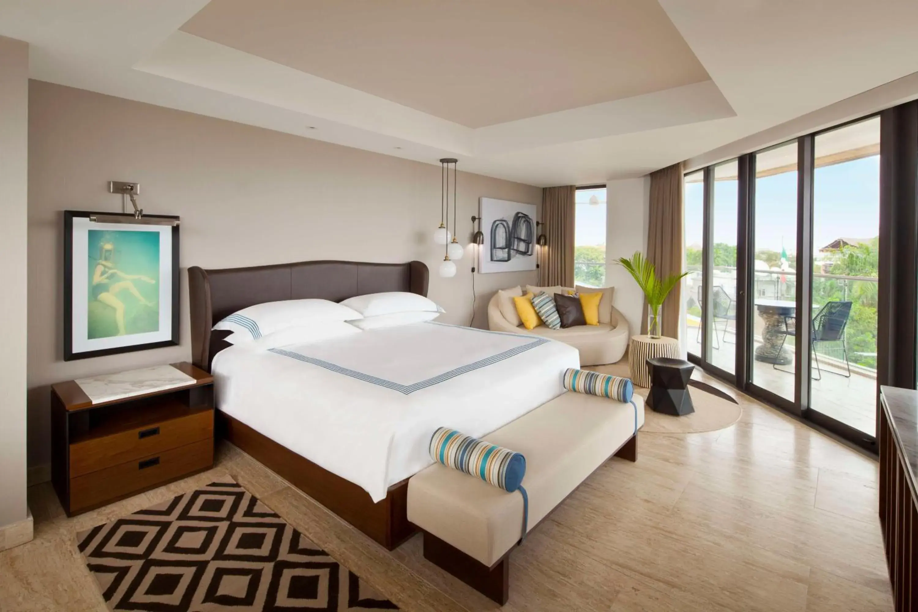 Photo of the whole room, Bed in Thompson Playa Del Carmen Main House, by Hyatt Photo of the whole room, Bed in Thompson Playa Del Carmen Main House, by Hyatt