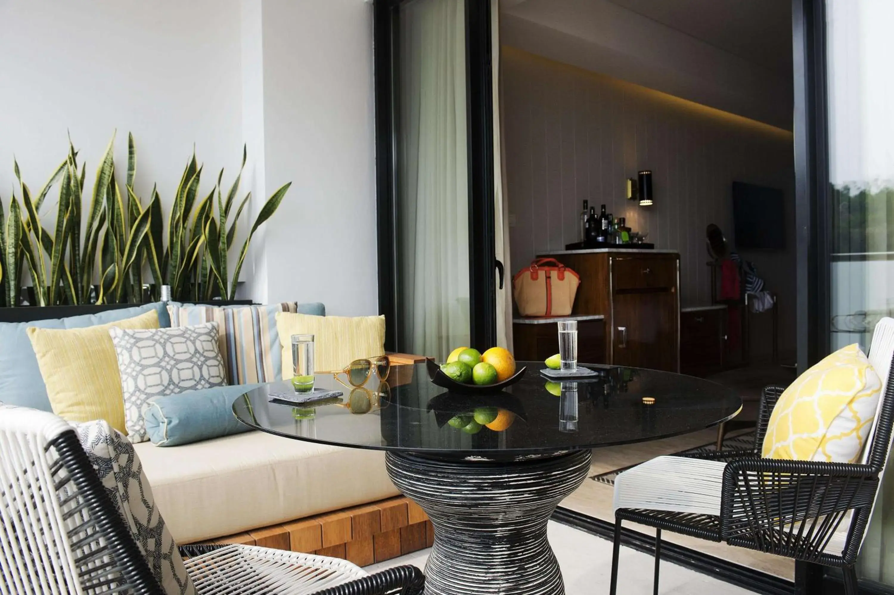 Bedroom in Thompson Playa Del Carmen Main House, by Hyatt Bedroom in Thompson Playa Del Carmen Main House, by Hyatt