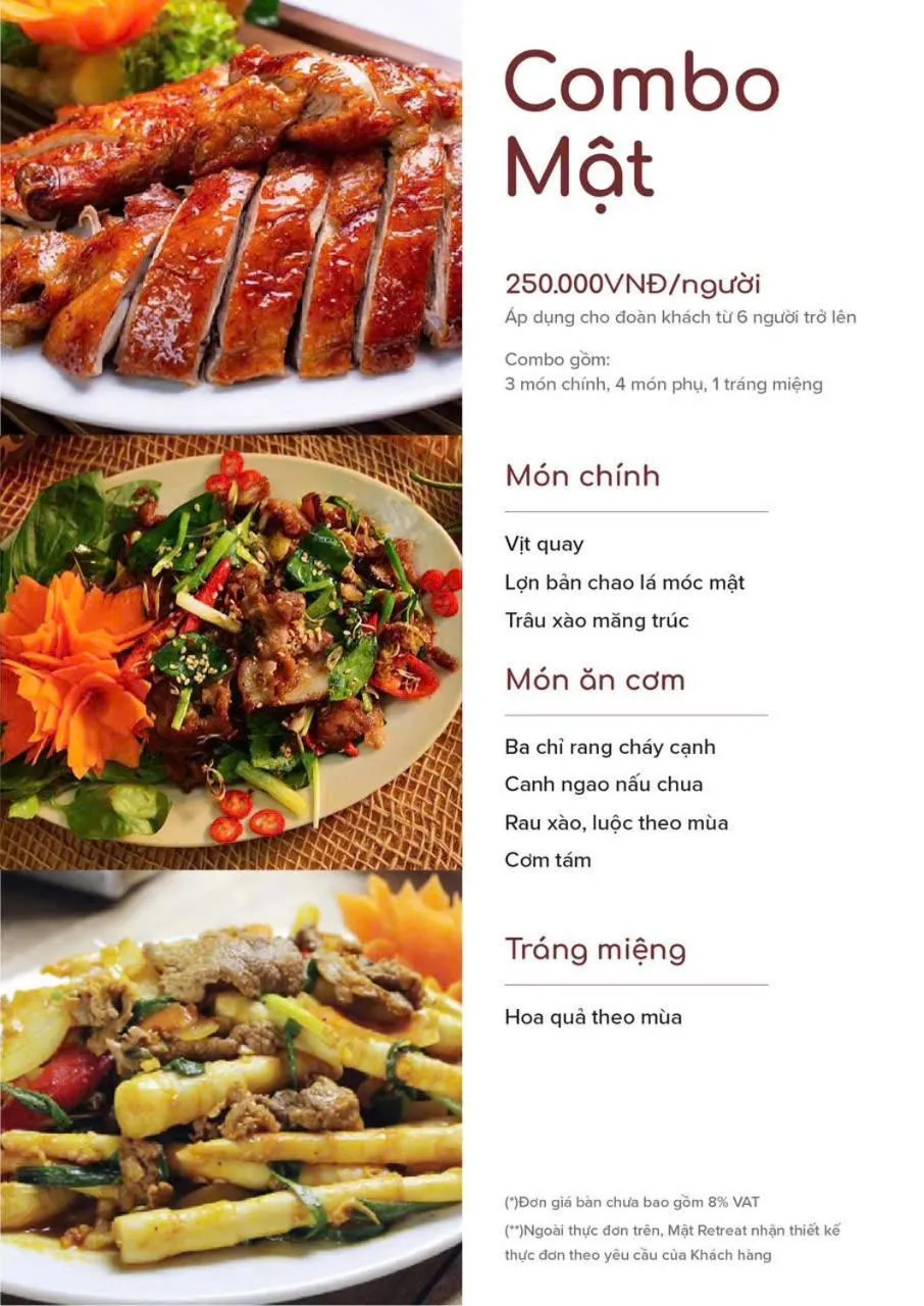 Restaurant/places to eat in Mật Retreat
