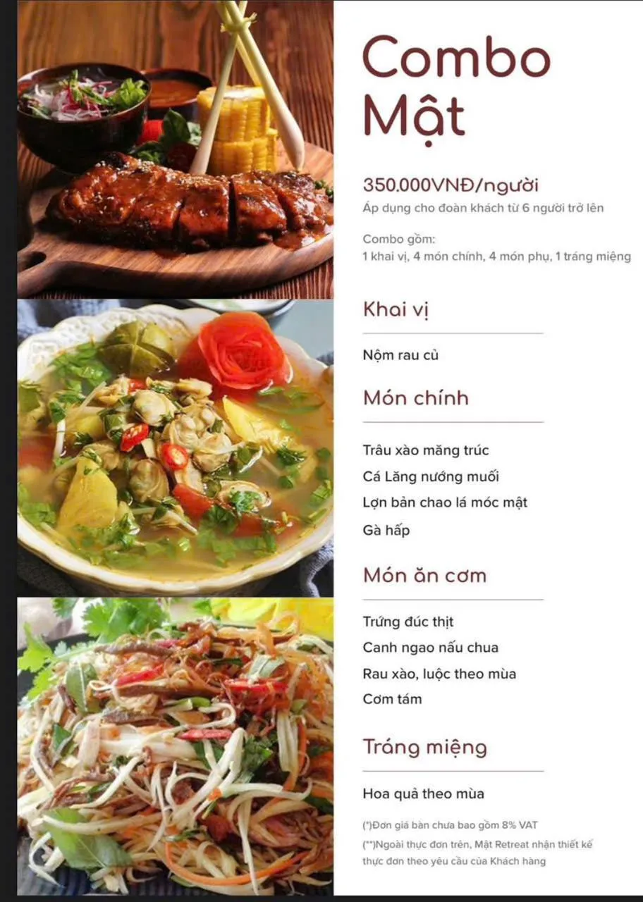 Restaurant/places to eat in Mật Retreat