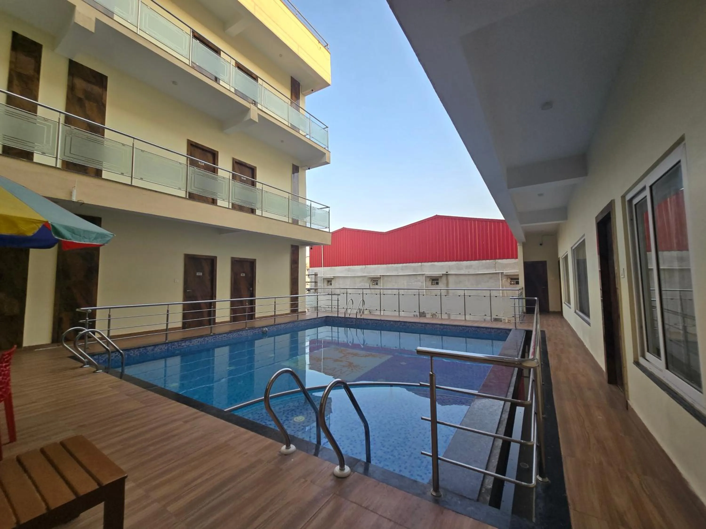 Patio in Elegant Beach Resort