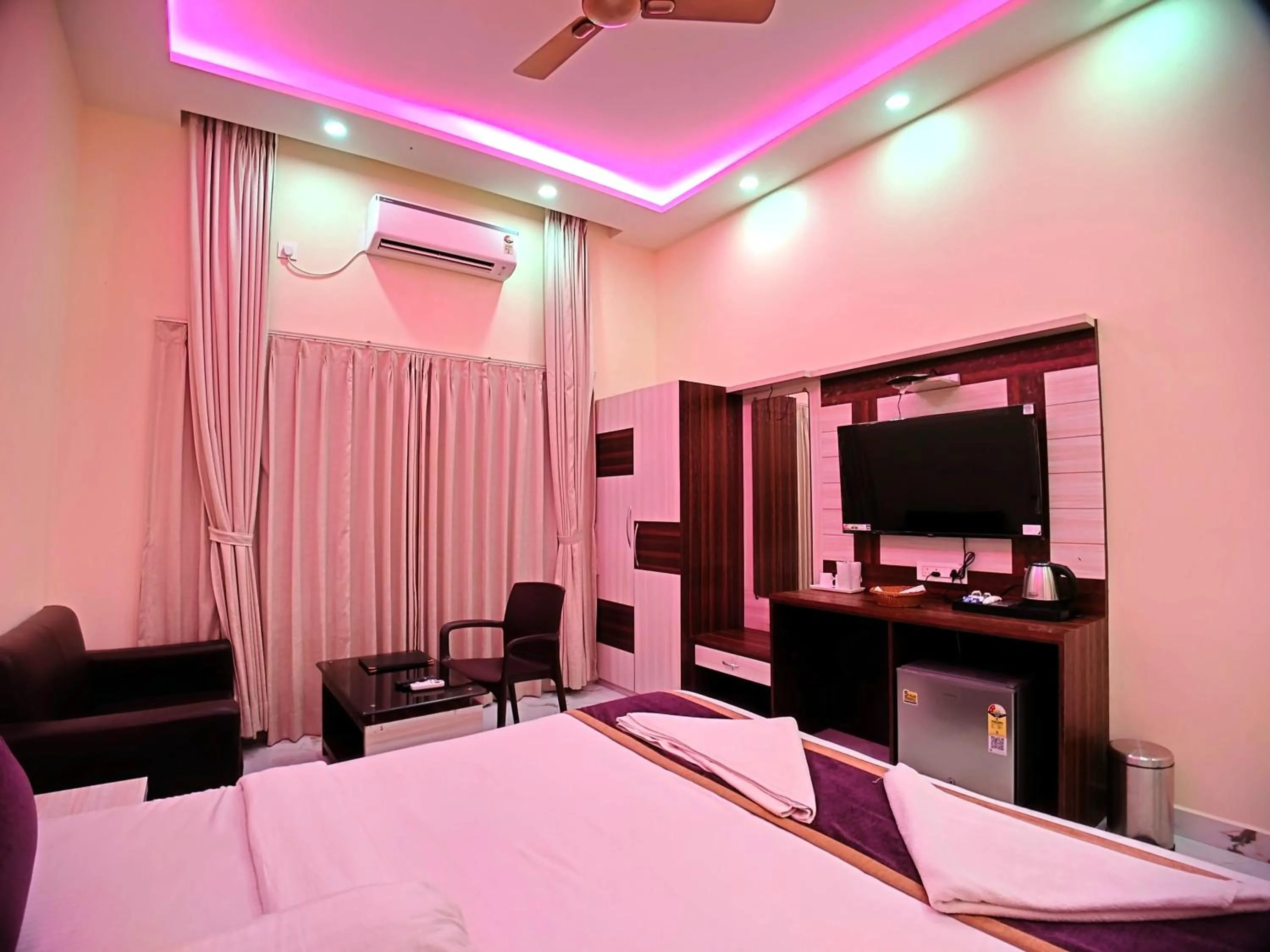 Bed in Elegant Beach Resort