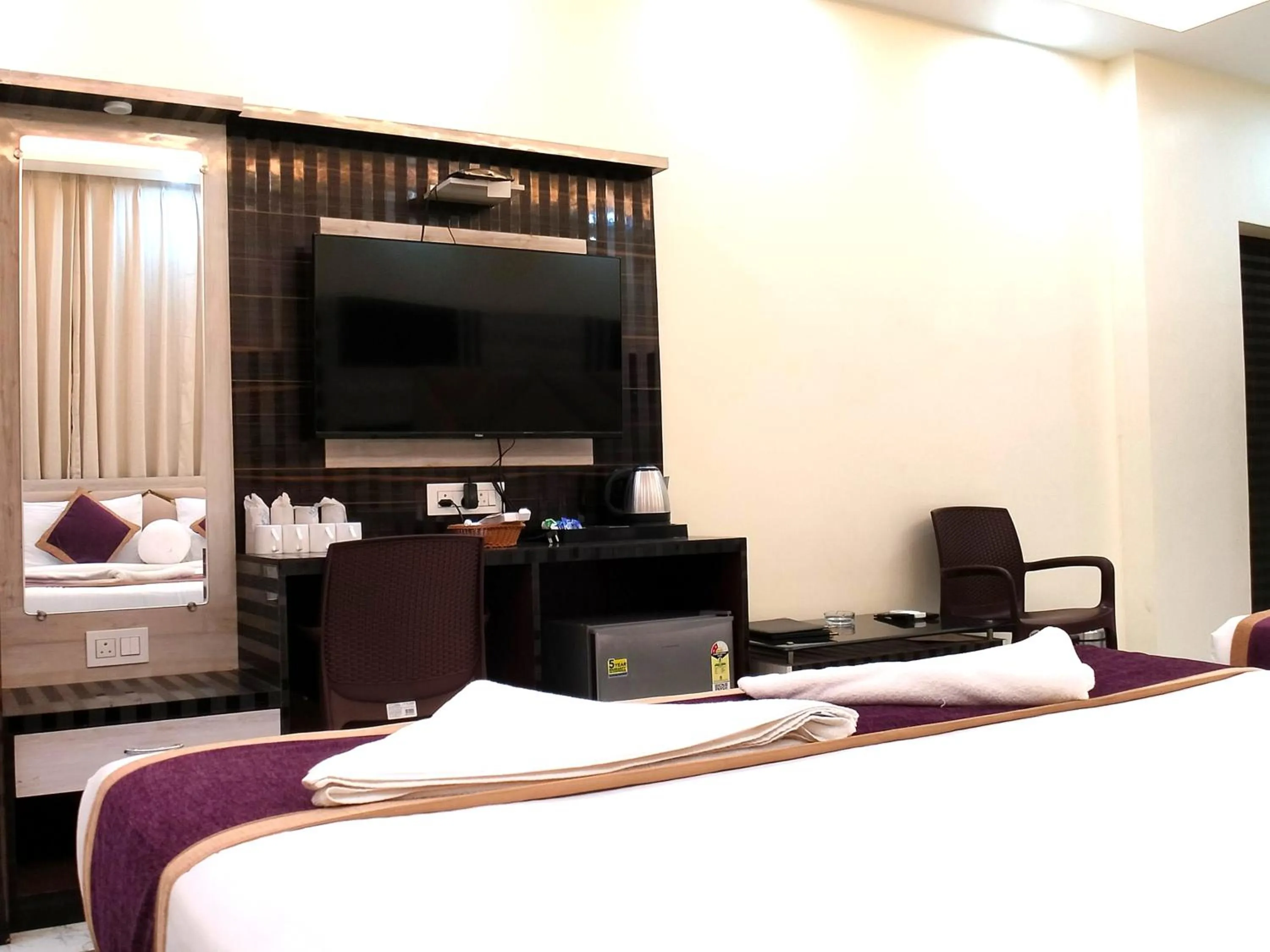 Bed in Elegant Beach Resort