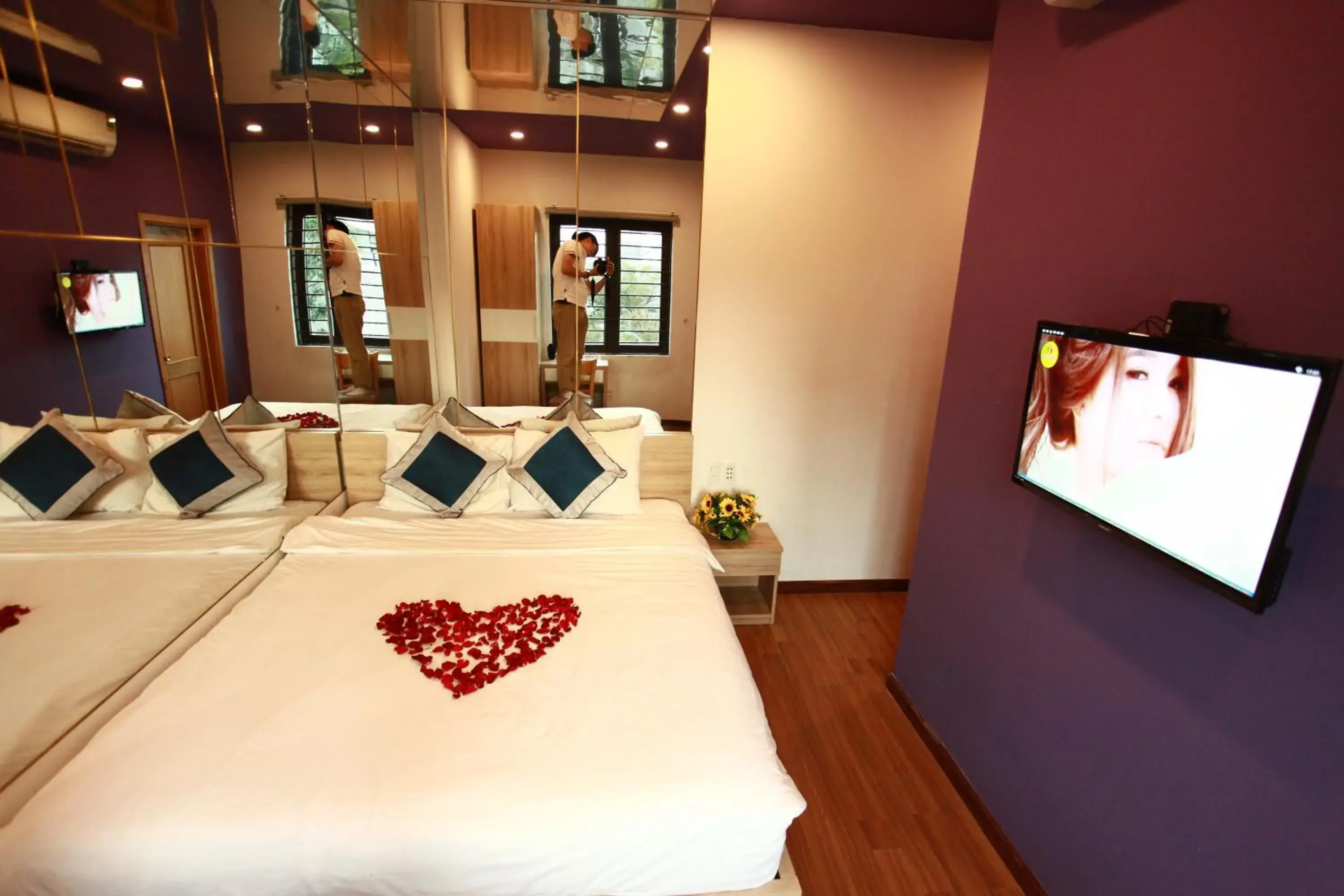 Bed in Mata Love hotel Bed in Mata Love hotel