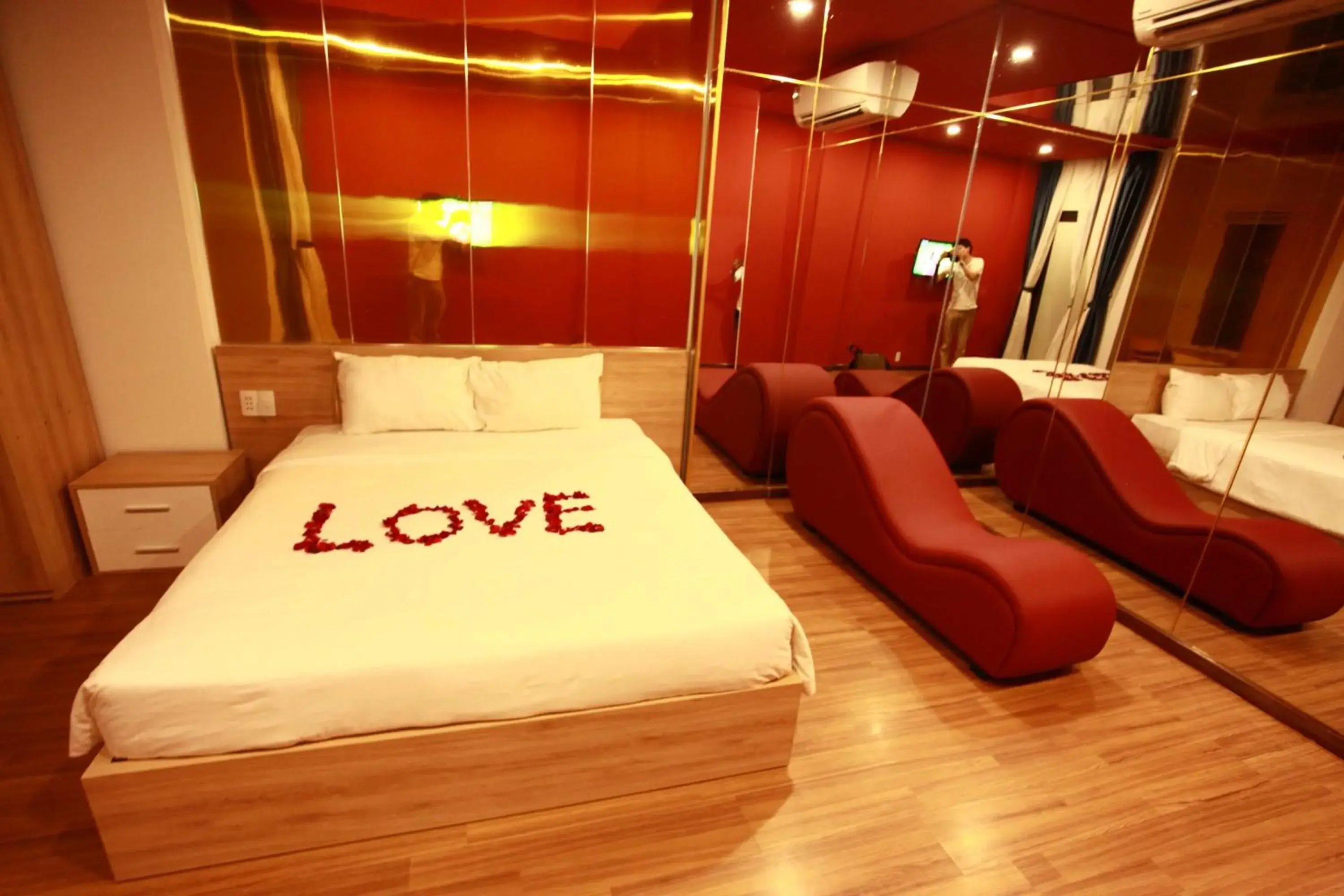 Bed in Mata Love hotel Bed in Mata Love hotel