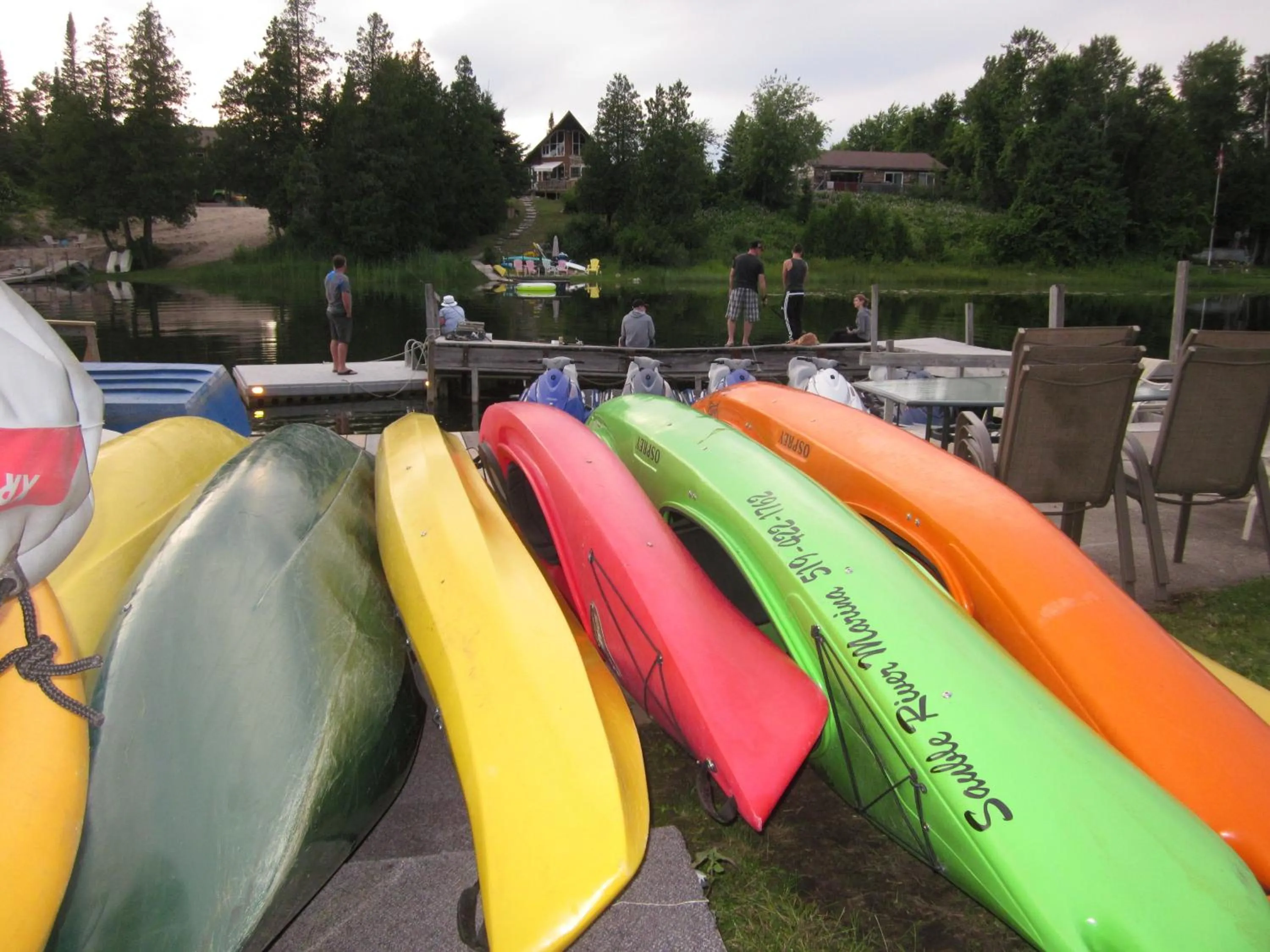 River view in Sauble River Marina and Lodge Resort