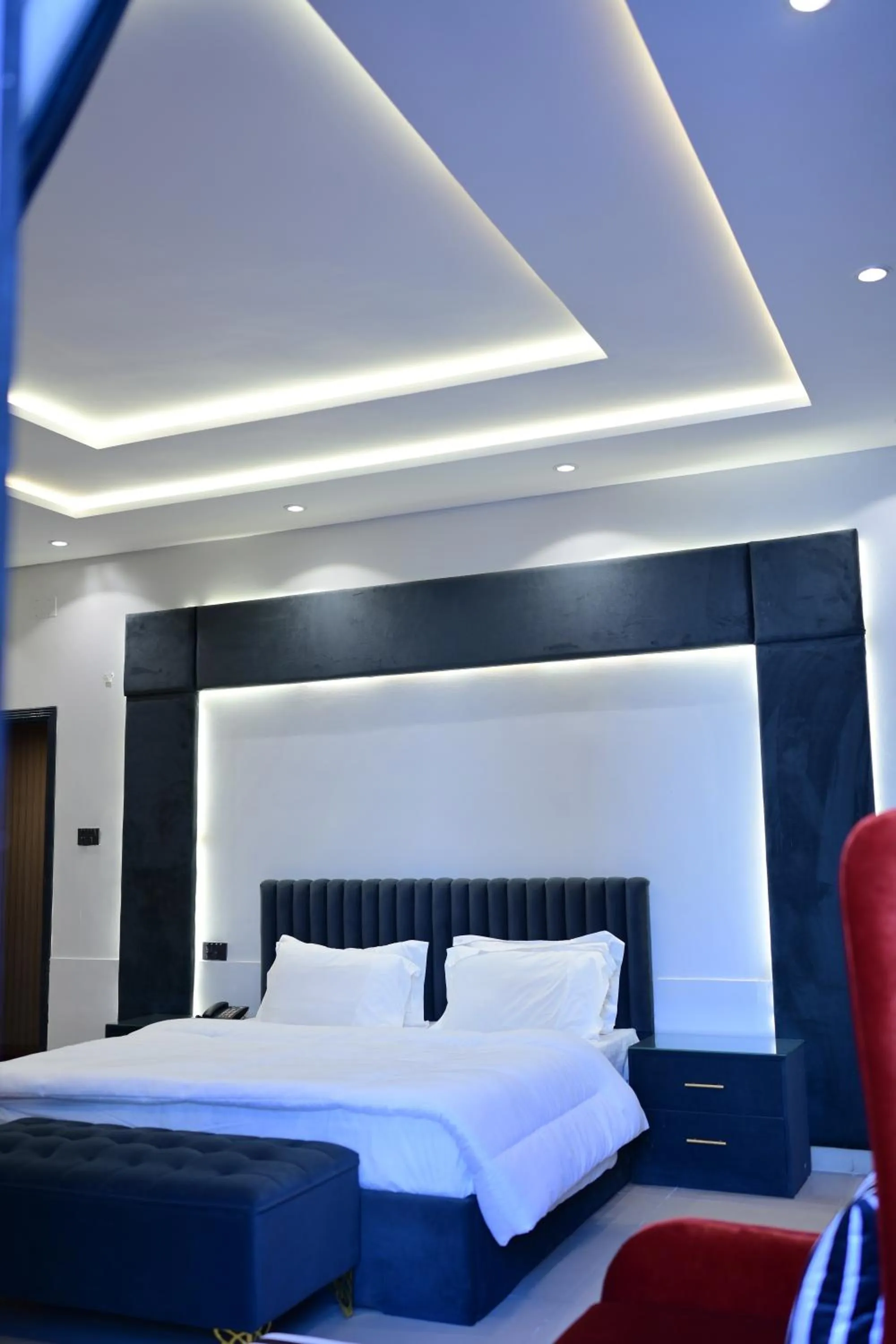 Bed in Hotel Taj Palace