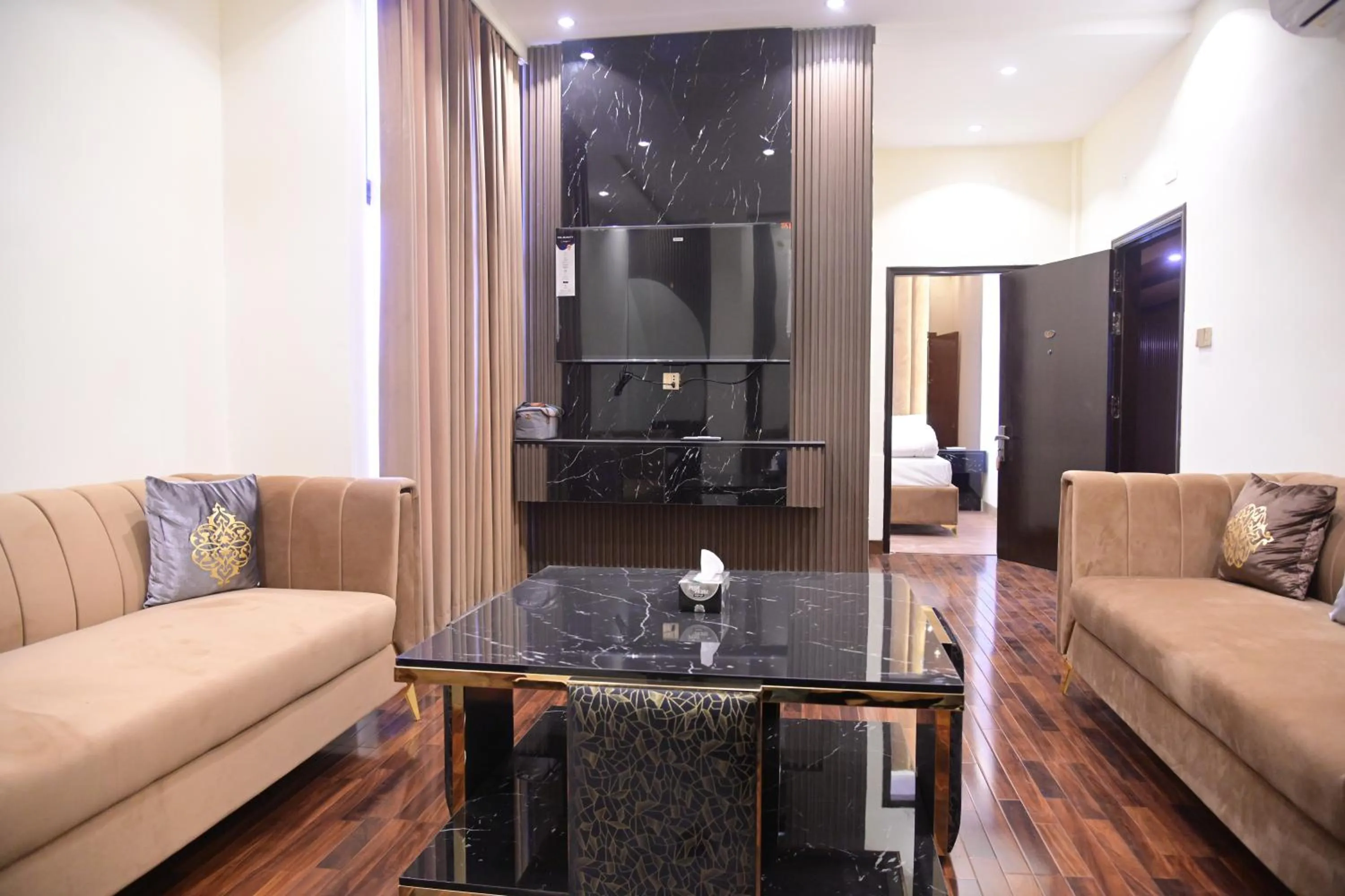 Living room in Hotel Taj Palace