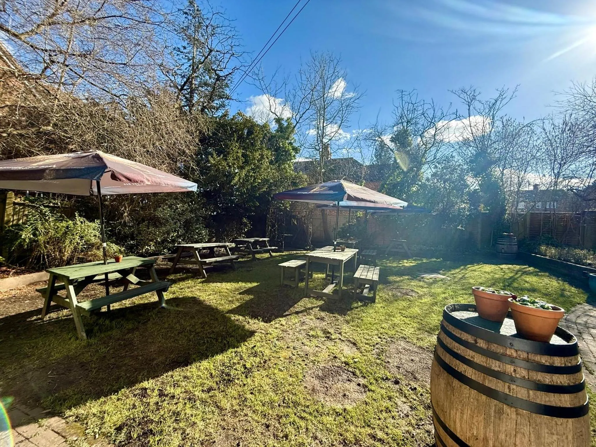 Garden in The Stonemasons Inn